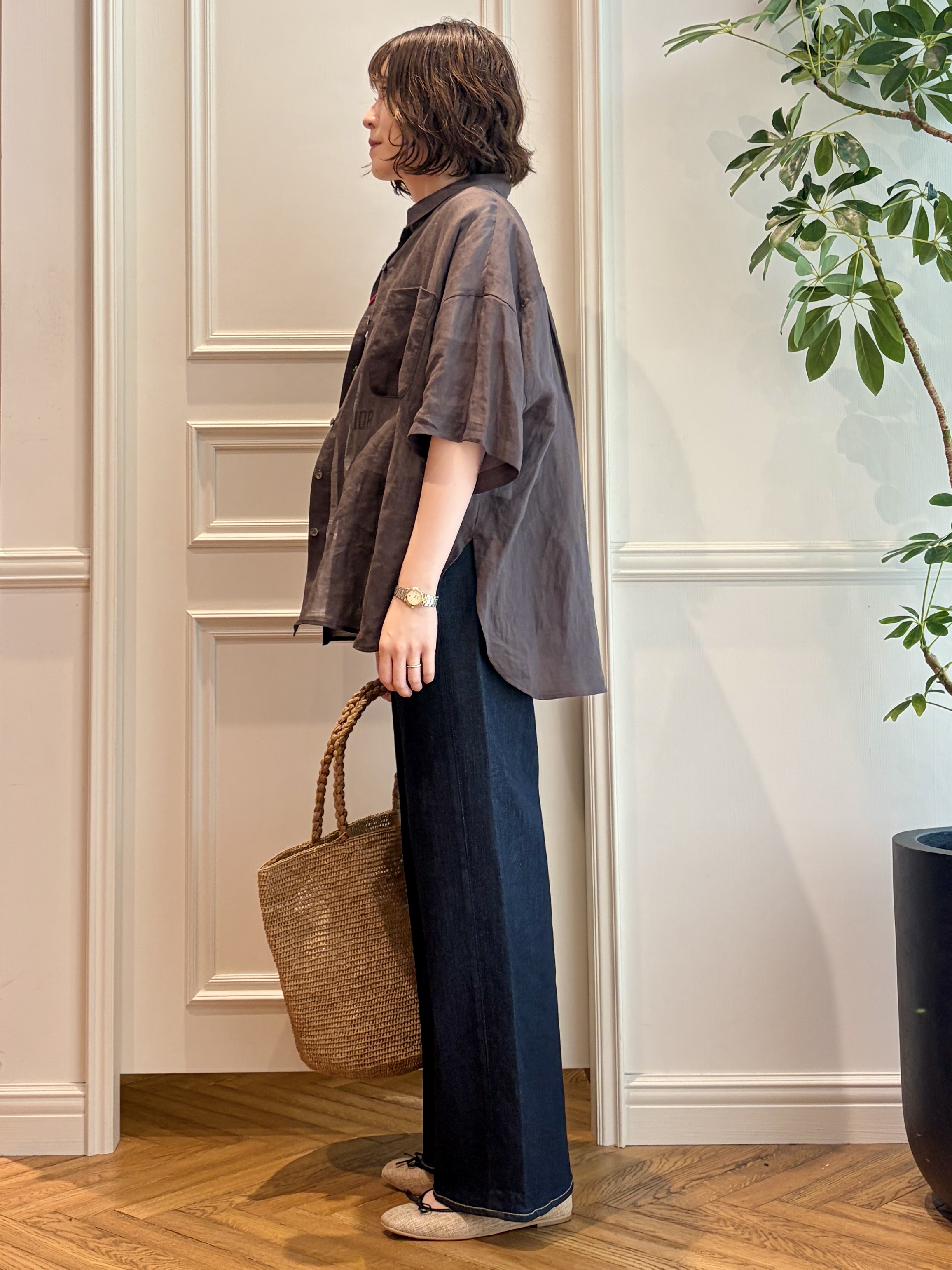 nakaoさんの「DRESSTERIOR｜◆RED CARD TOKYO（レッドカードトーキョー）35th Anniv． Wide」を使ったコーディネート