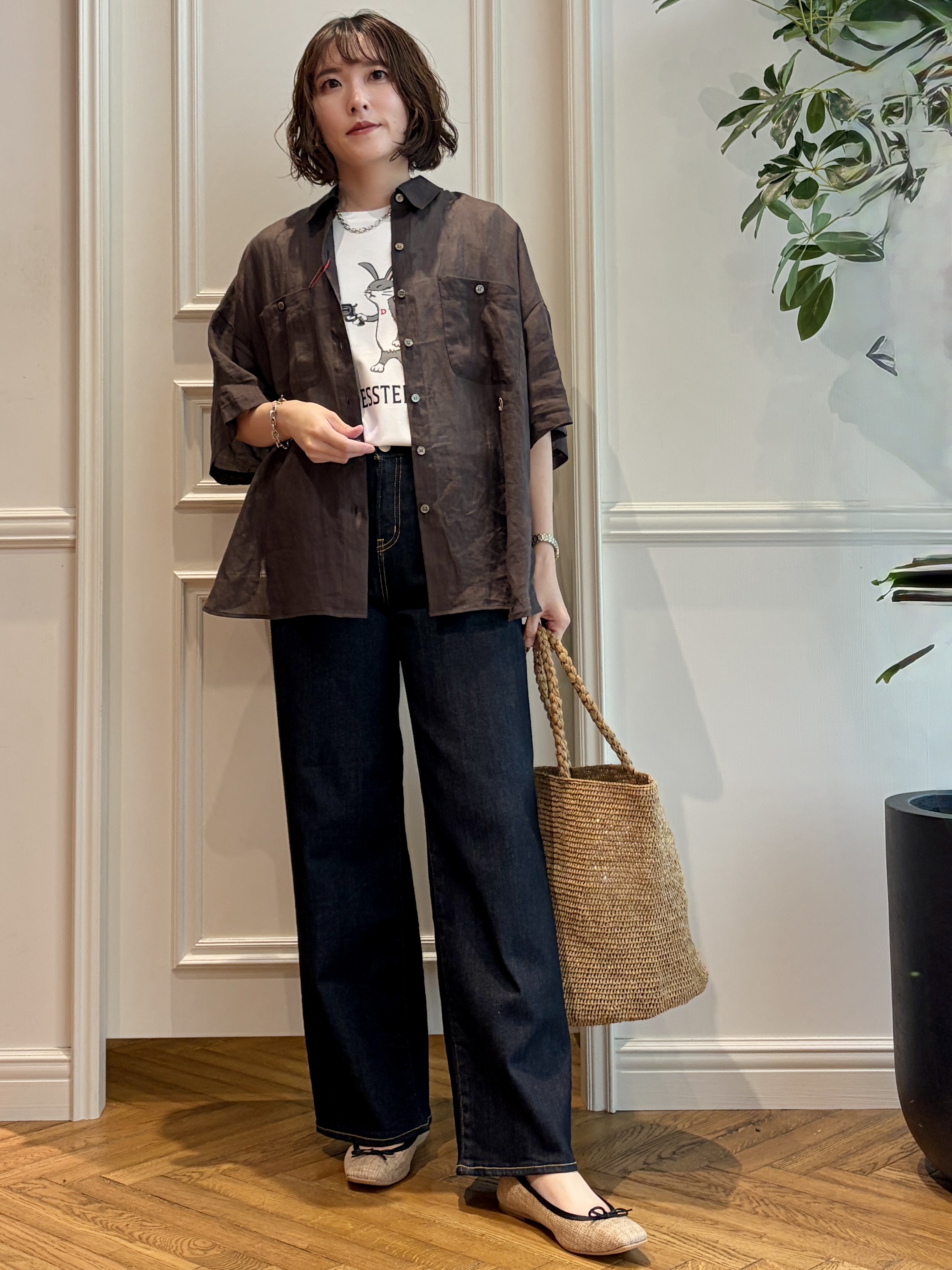 nakaoさんの「DRESSTERIOR｜◆RED CARD TOKYO（レッドカードトーキョー）35th Anniv． Wide」を使ったコーディネート