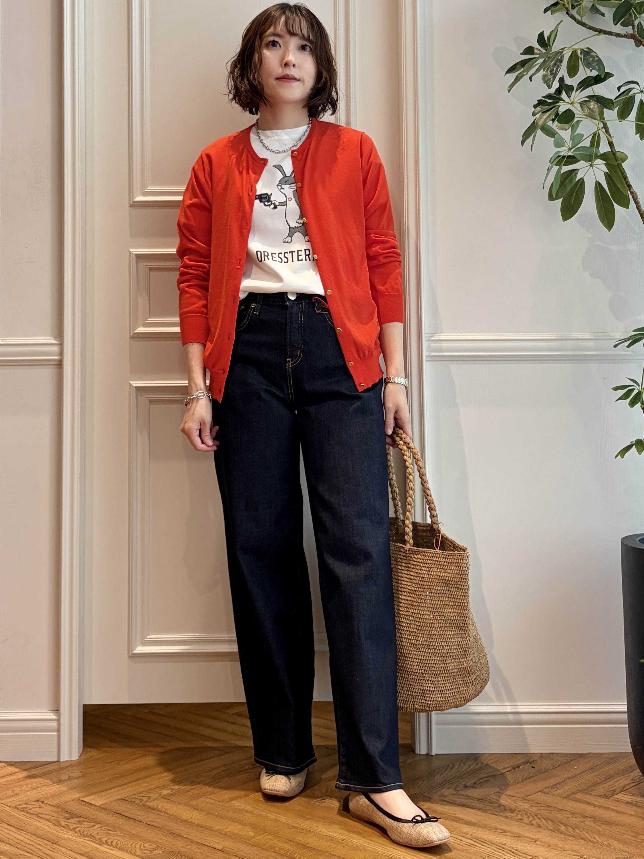 nakaoさんの「DRESSTERIOR｜RED CARD TOKYO（レッドカードトーキョー）35th Anniv． Wide」を使ったコーディネート