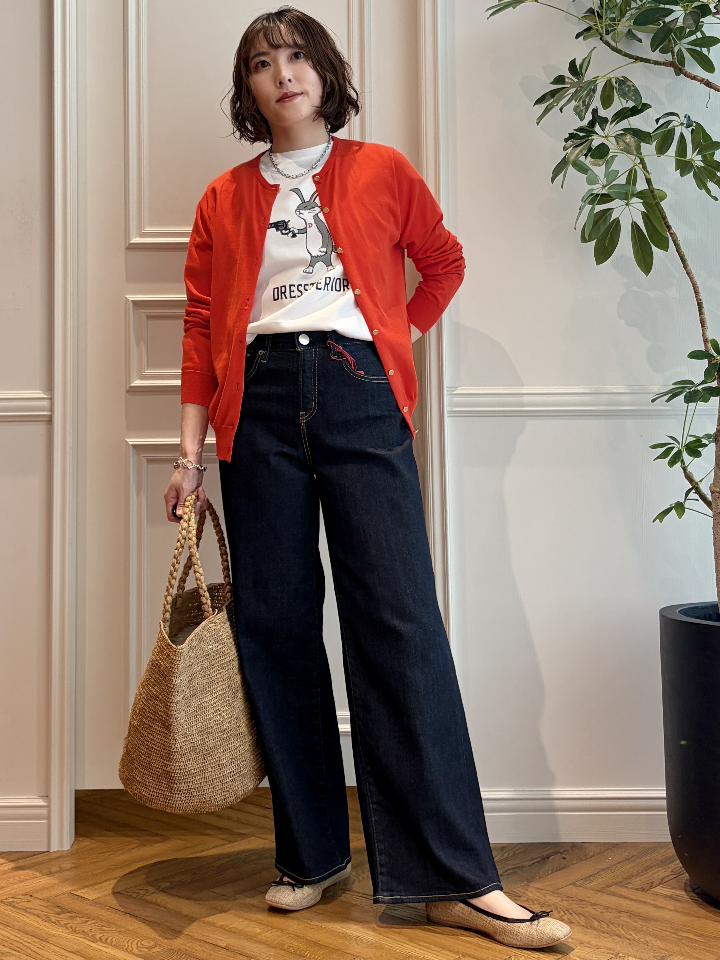 nakaoさんの「DRESSTERIOR｜RED CARD TOKYO（レッドカードトーキョー）35th Anniv． Wide」を使ったコーディネート