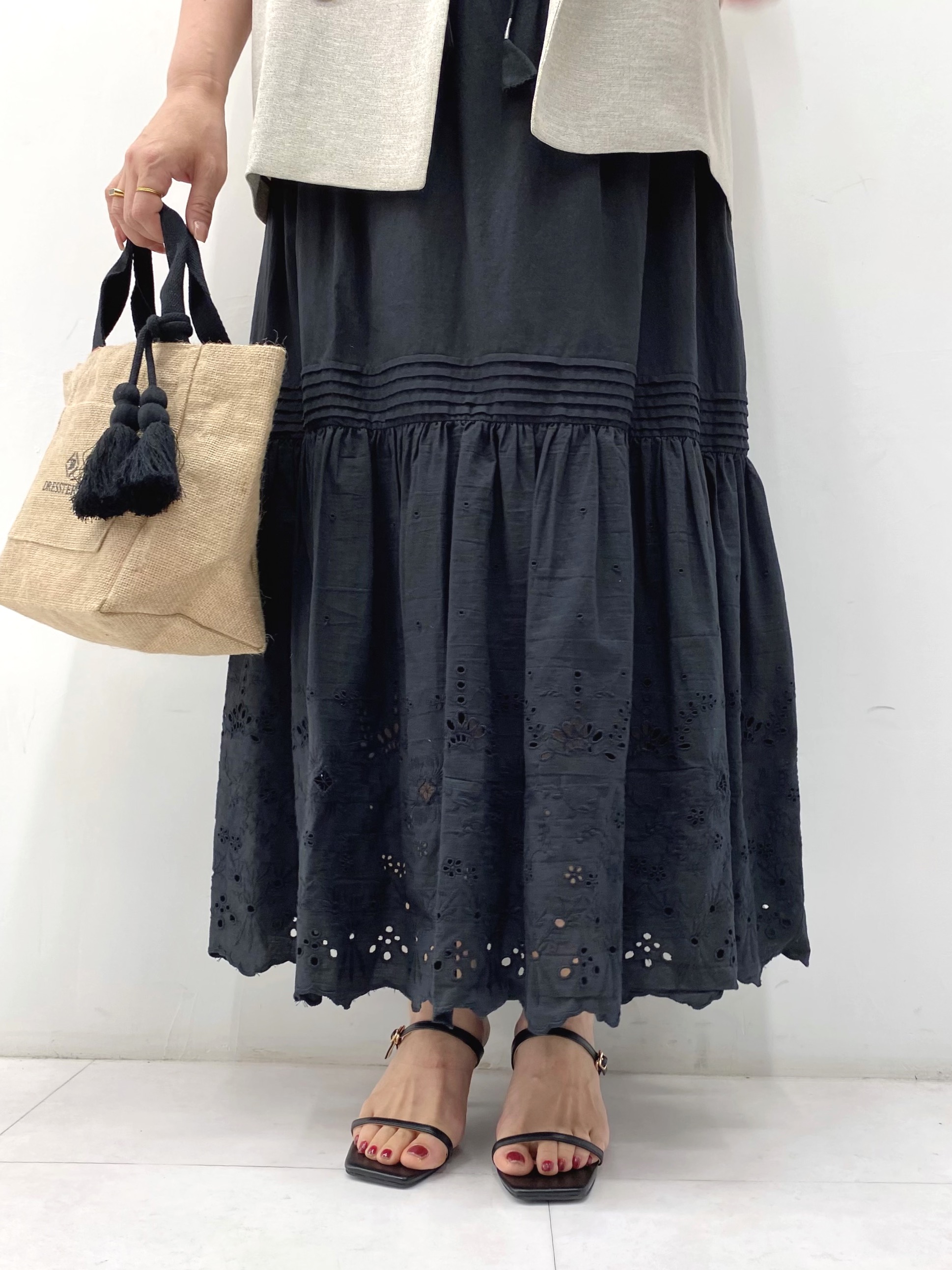 Sawaguchiさんの「DRESSTERIOR｜【セットアップ可/UVカット/接触冷感/吸水速乾】ウォッシャブル リネンライクドルマンジャケット」を使ったコーディネート