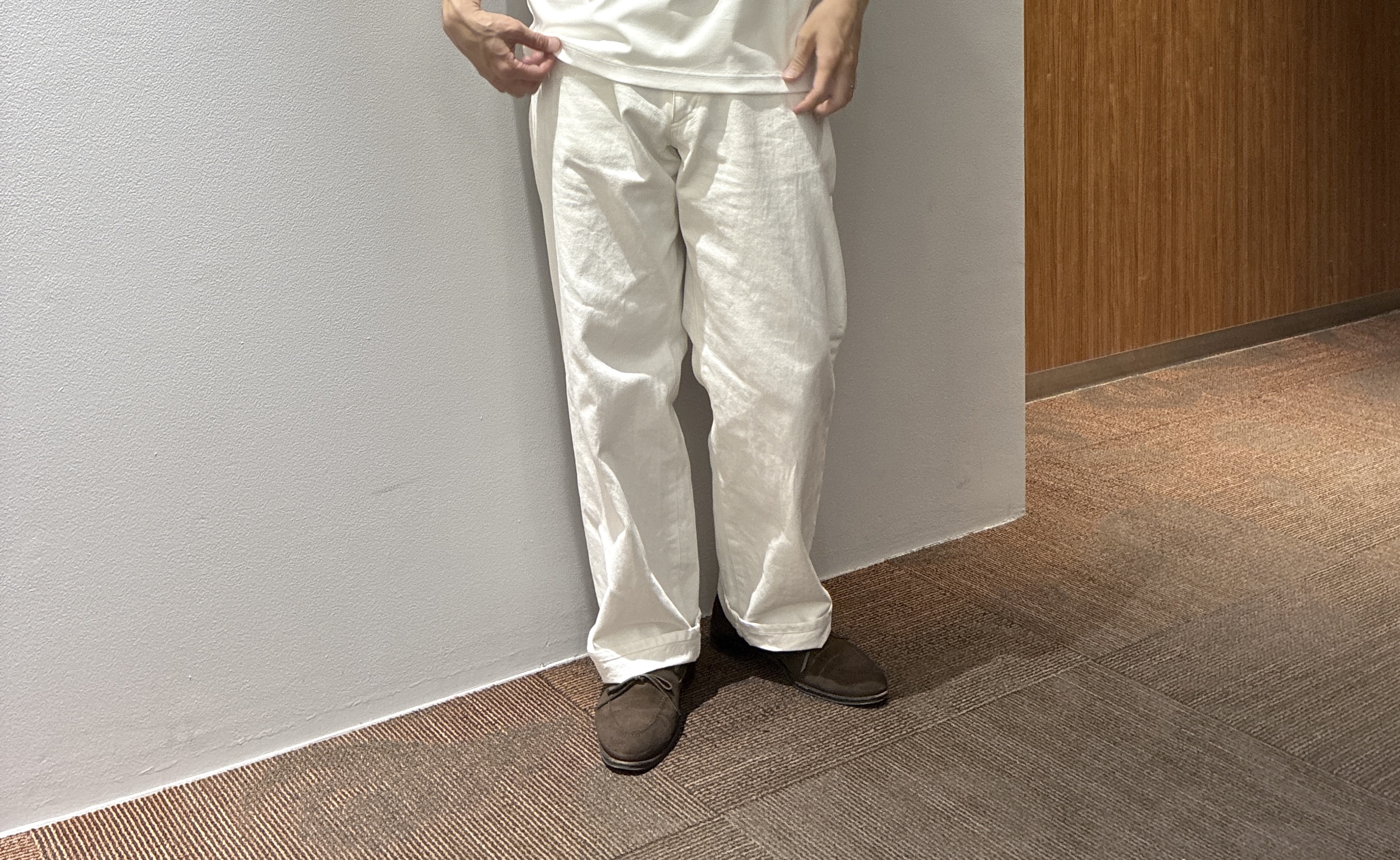 わいずみさんの「TAKEO KIKUCHI｜【Begin5月号掲載/通気性】トリコットサッカー ジャケット」を使ったコーディネート