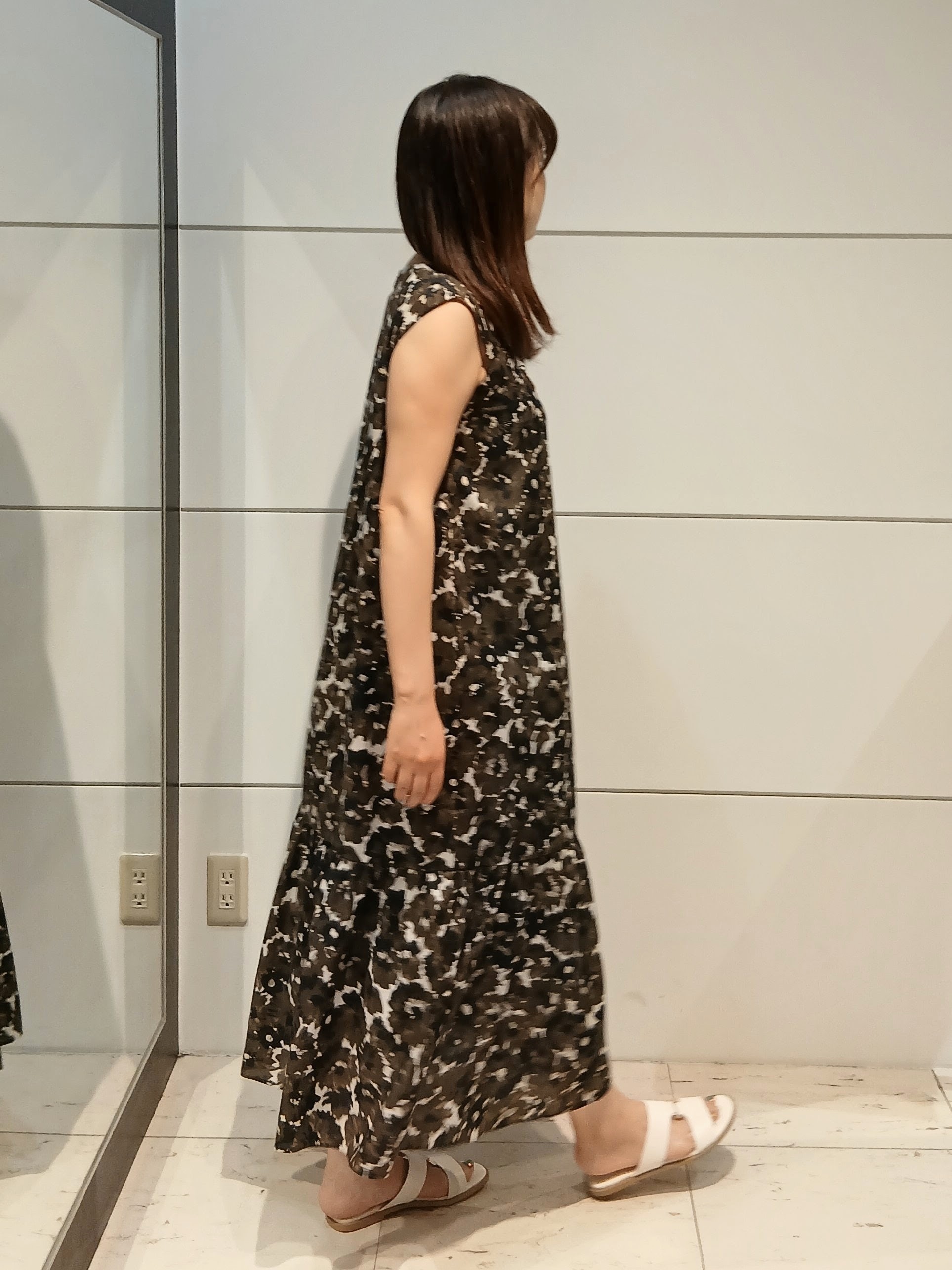 なみきさんの「UNTITLED｜【花柄/着映え】フラワープリントワンピース」を使ったコーディネート