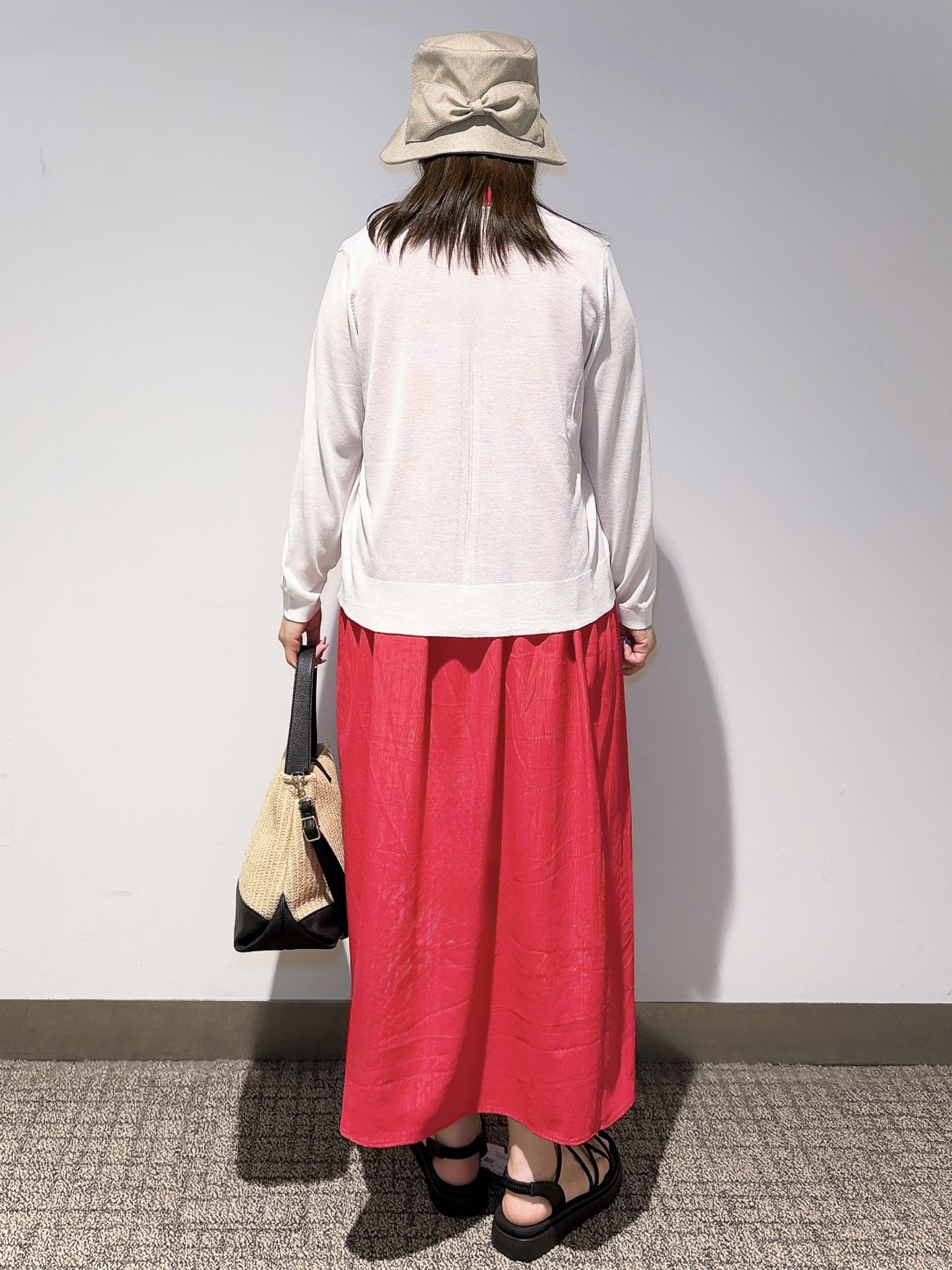みーさんの「grove｜高評価！【接触冷感／UVカットetc】ベーシックショートカーディガン」を使ったコーディネート