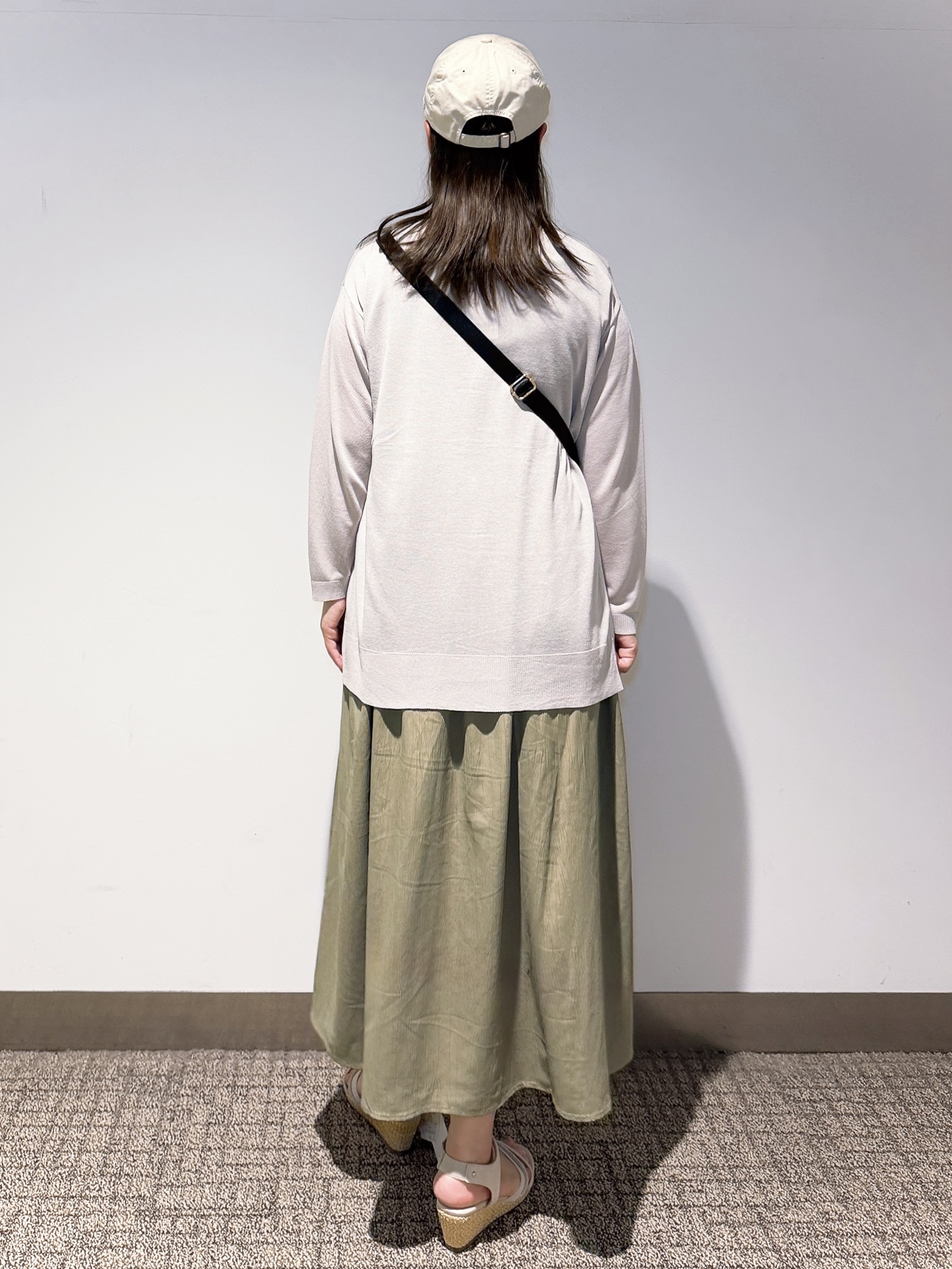 みーさんの「grove｜【接触冷感／UVカットetc】ベーシックロングカーディガン」を使ったコーディネート