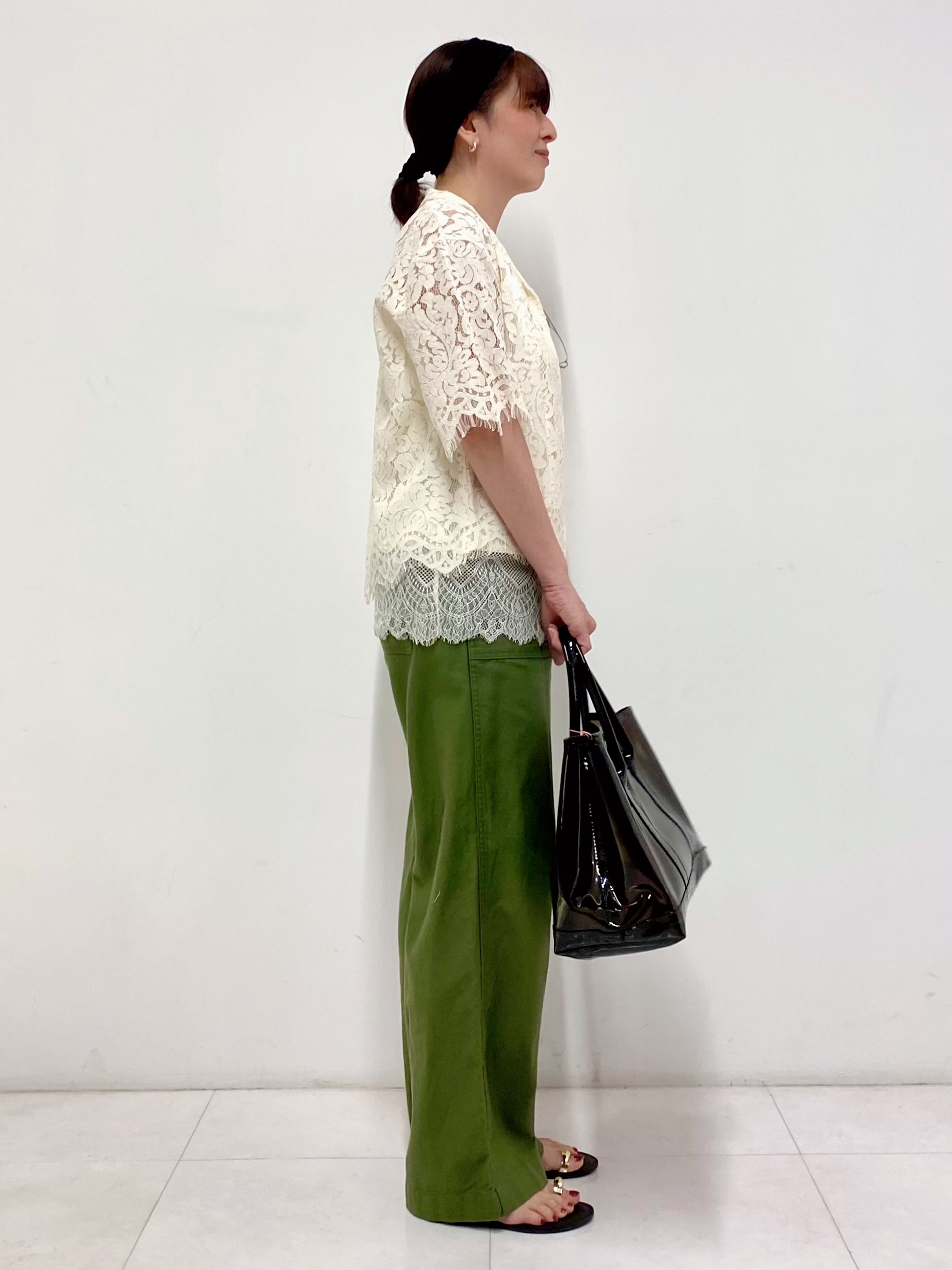 Sawaguchiさんの「DRESSTERIOR｜コードレースブラウス」を使ったコーディネート