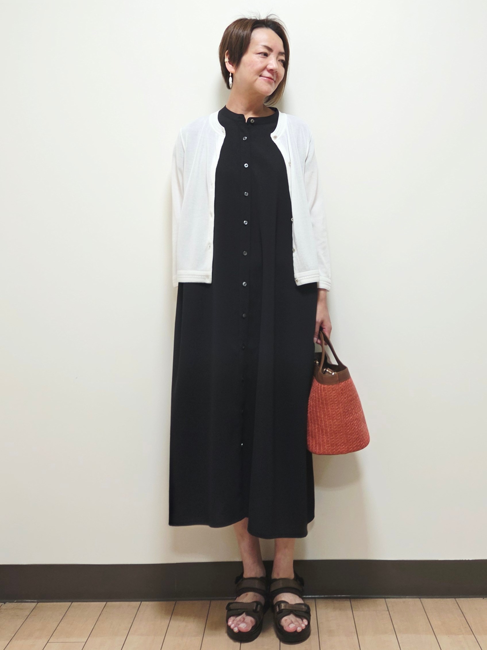 yuuさんの「Reflect｜七分袖ニットカーディガン」を使ったコーディネート