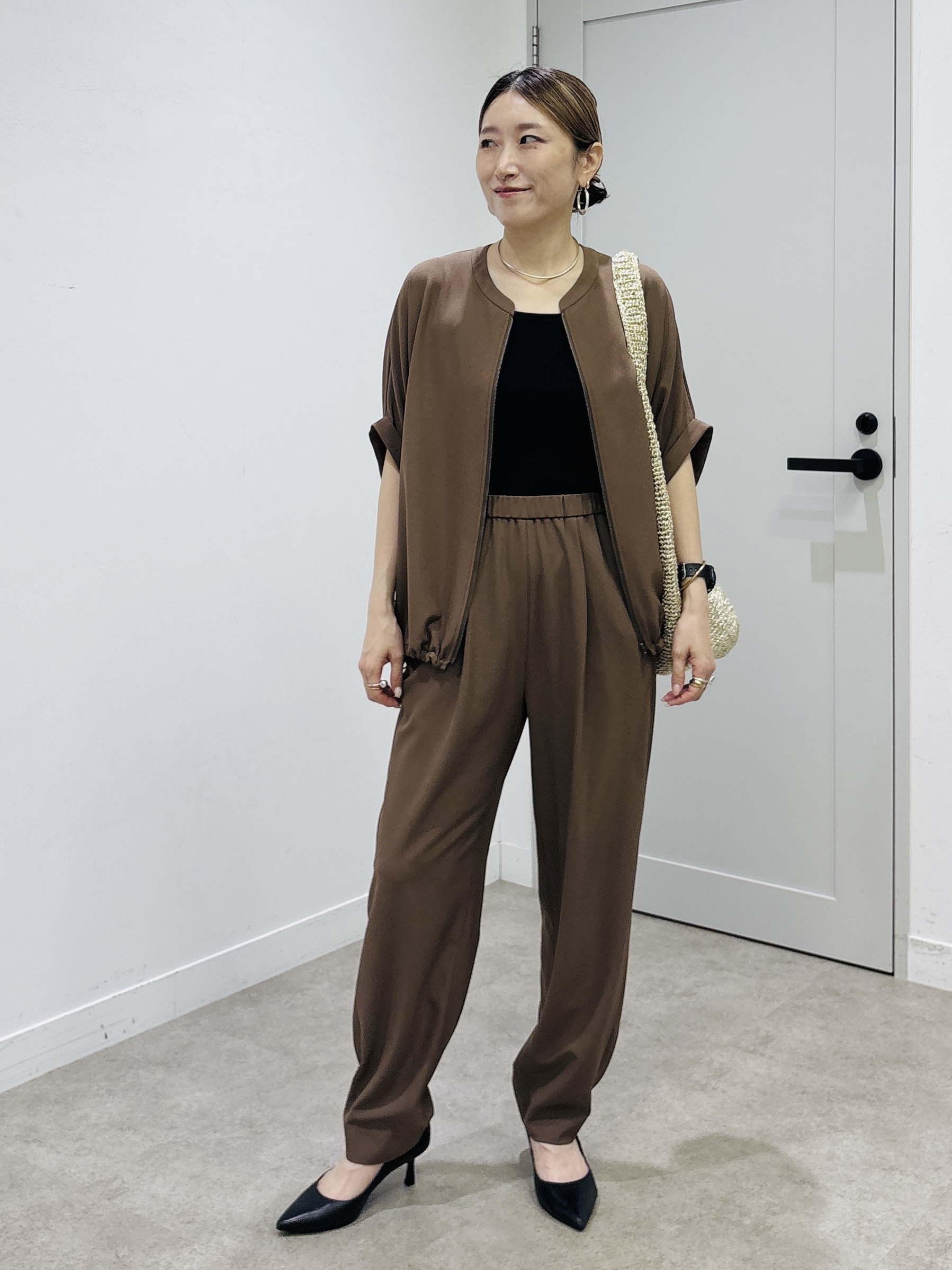 kotakiさんの「INDIVI｜【着る日傘】ドルマンフォルムブルゾン」を使ったコーディネート