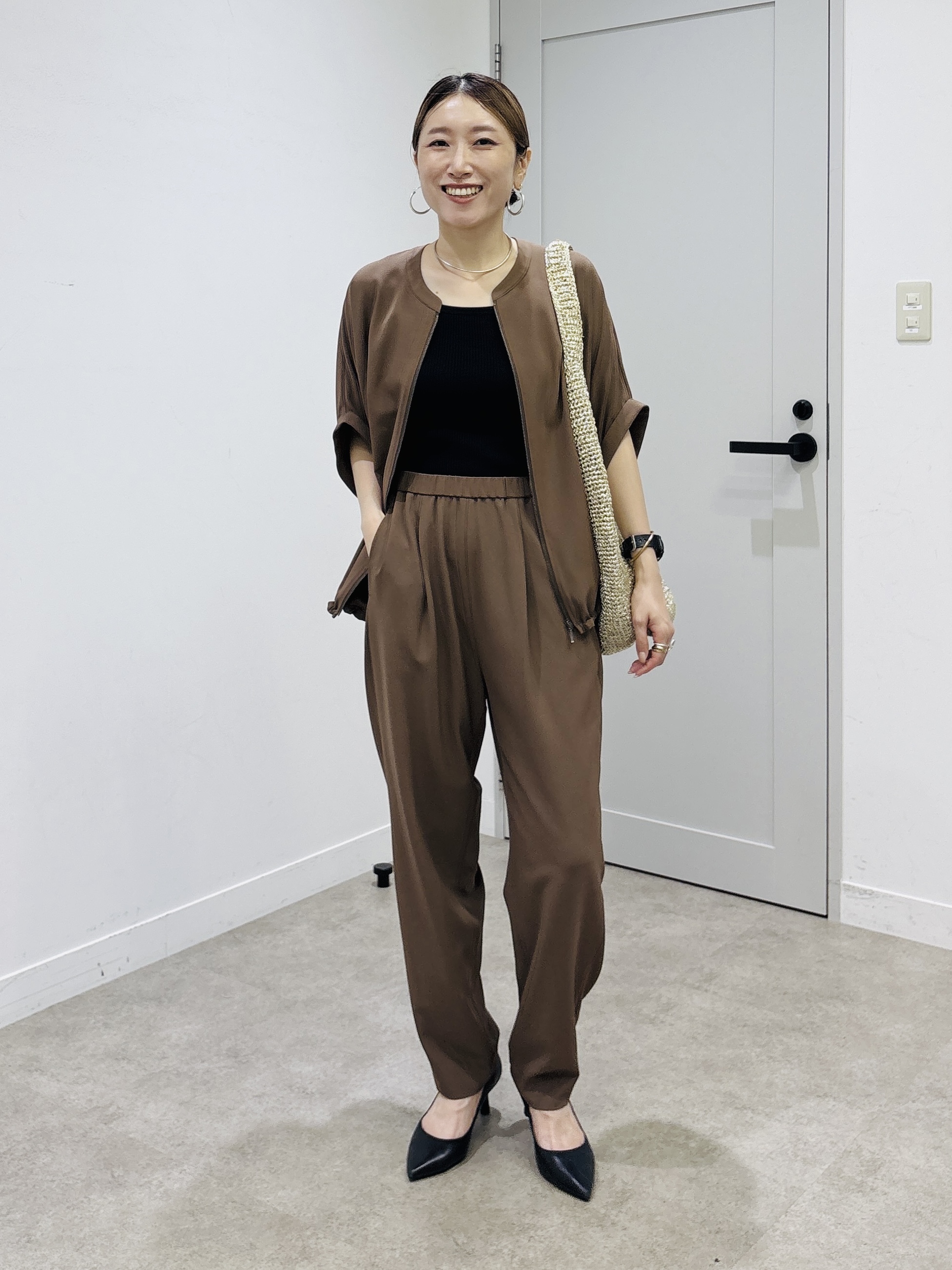 kotakiさんの「INDIVI｜【着る日傘】ドルマンフォルムブルゾン」を使ったコーディネート