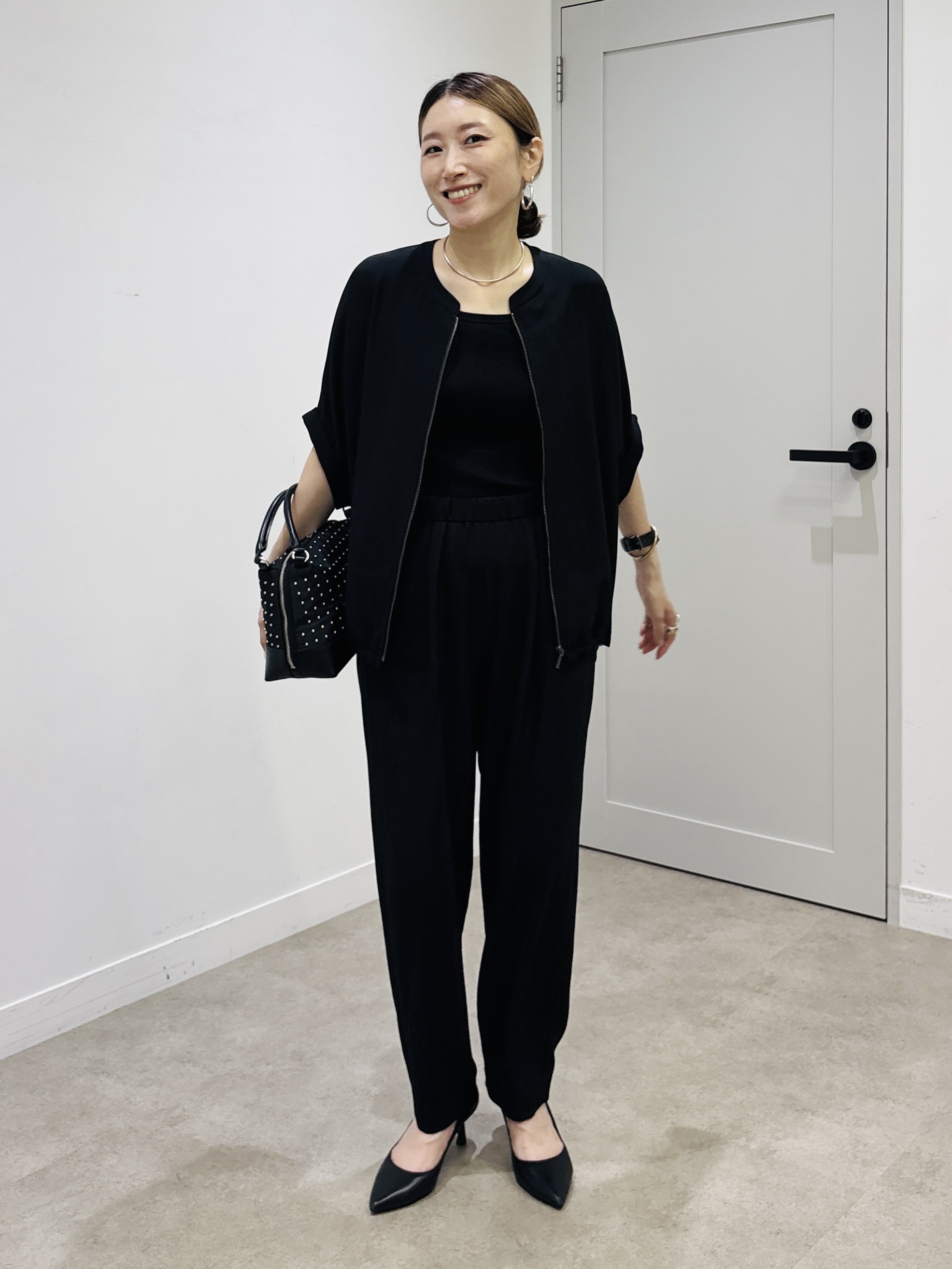 kotakiさんの「INDIVI｜【着る日傘】ドルマンフォルムブルゾン」を使ったコーディネート