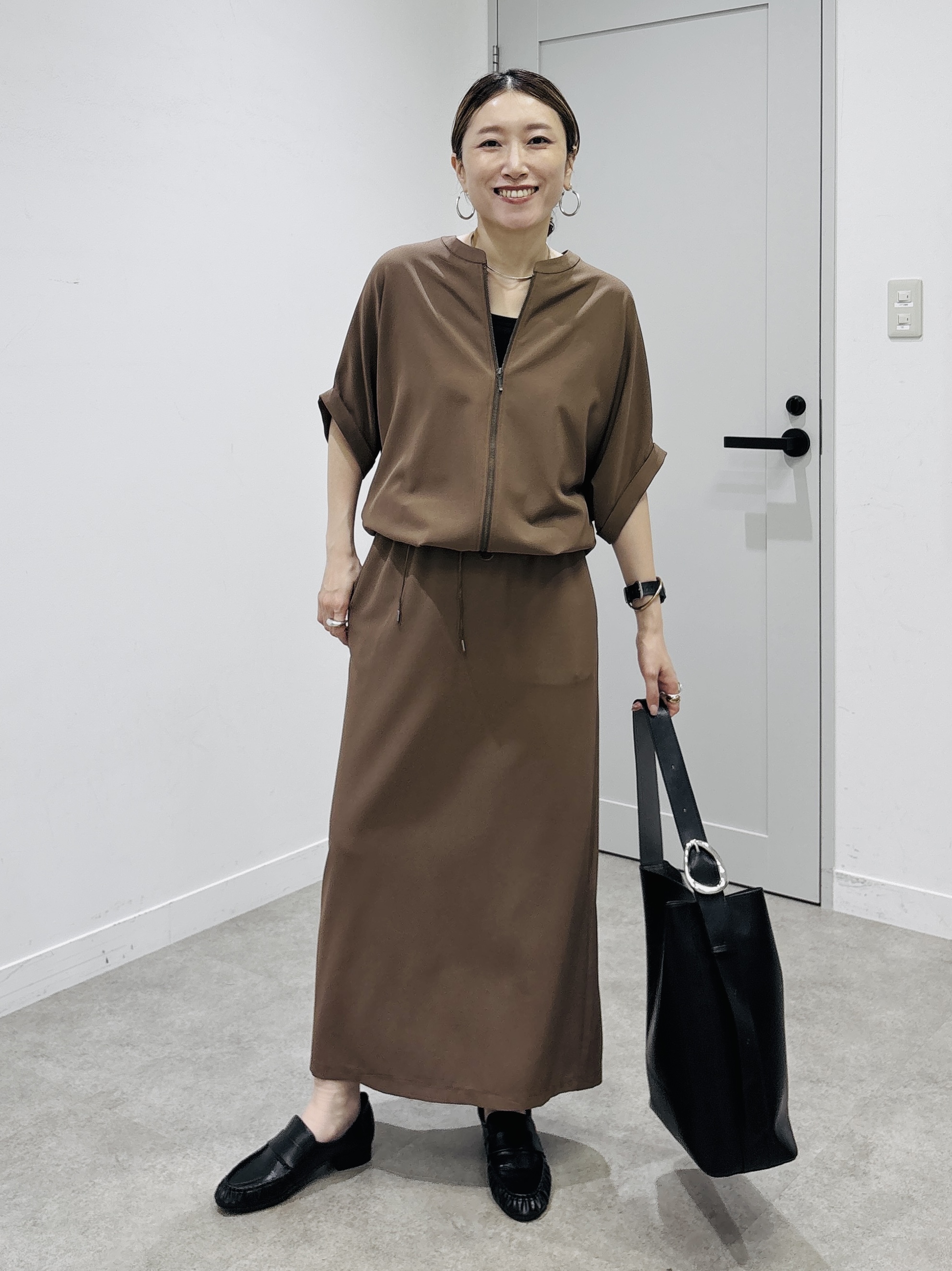 kotakiさんの「INDIVI｜【着る日傘】ドルマンフォルムブルゾン」を使ったコーディネート