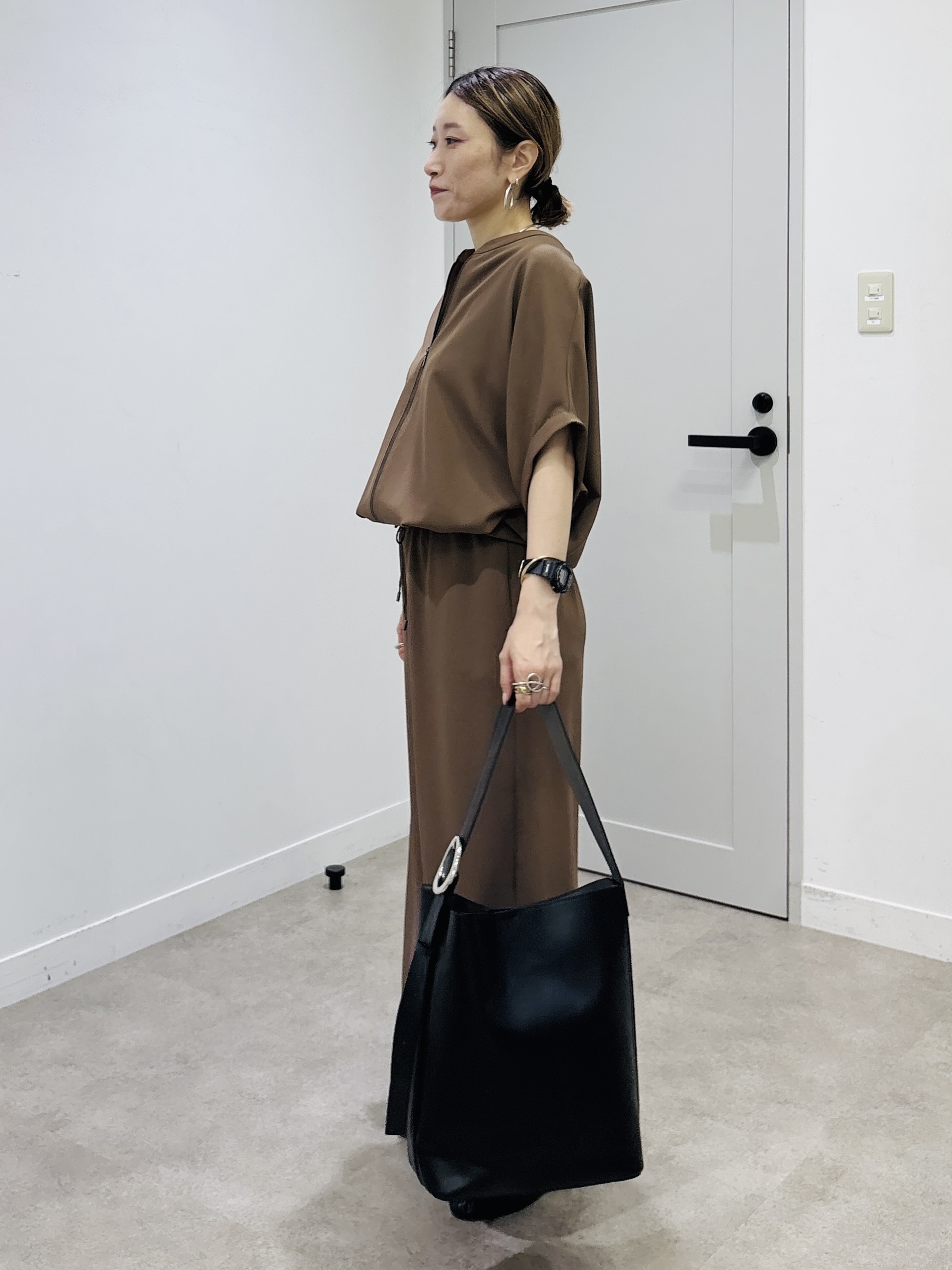 kotakiさんの「INDIVI｜【着る日傘】ドルマンフォルムブルゾン」を使ったコーディネート