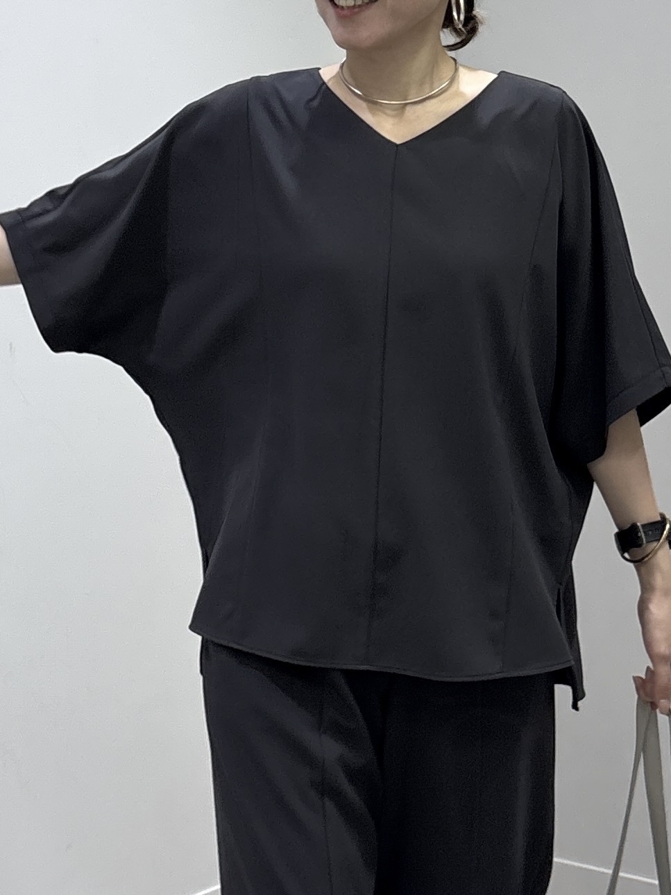 kotakiさんの「INDIVI｜【着る日傘】ドルマントップス」を使ったコーディネート