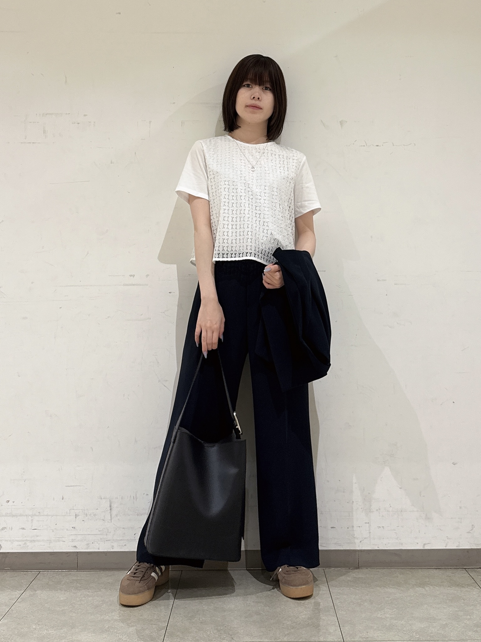 rinaさんの「INDIVI｜【選べるデザイン】スモールワントップネックレス」を使ったコーディネート