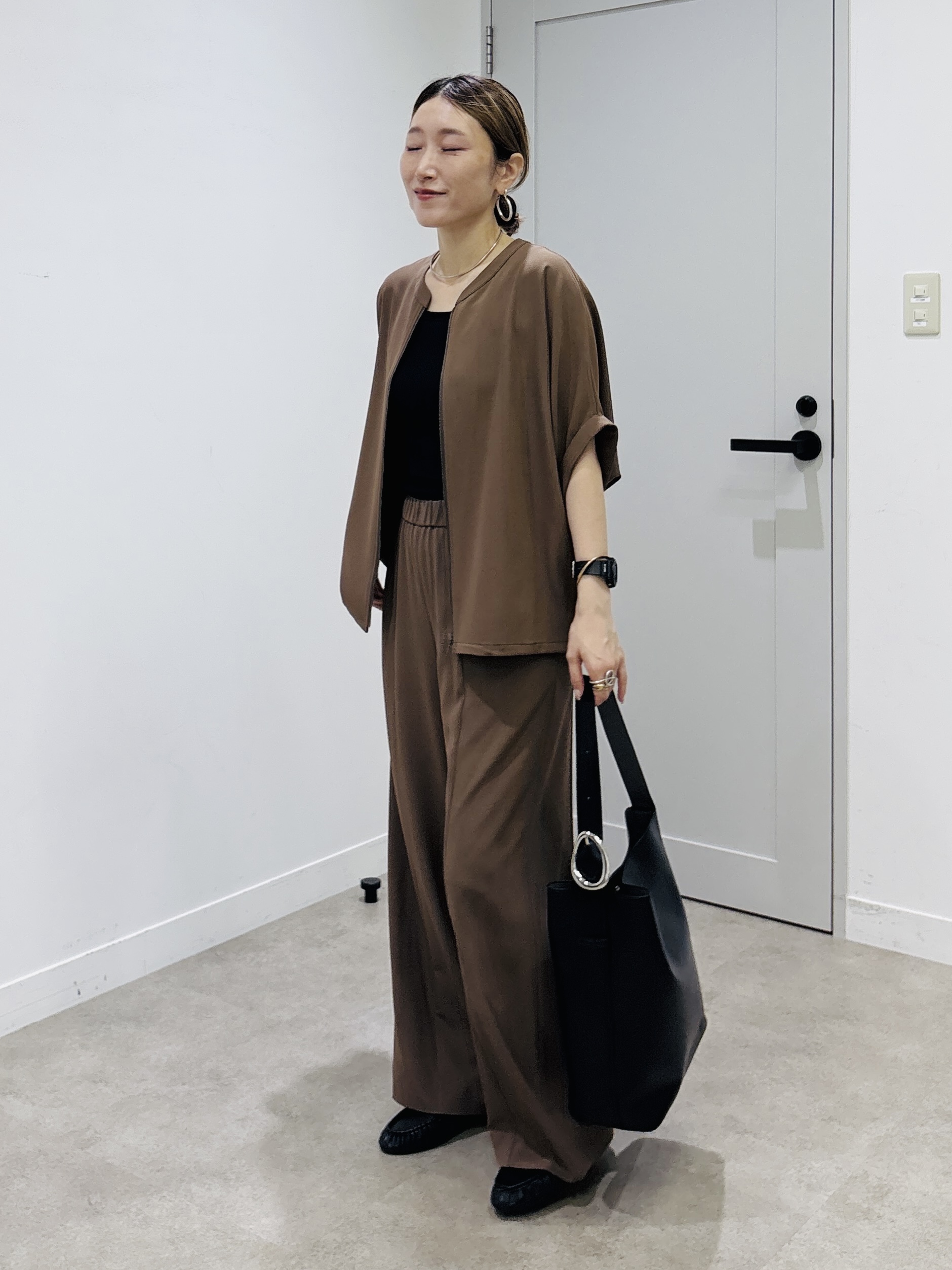 kotakiさんの「INDIVI｜【着る日傘】ドルマンフォルムブルゾン」を使ったコーディネート