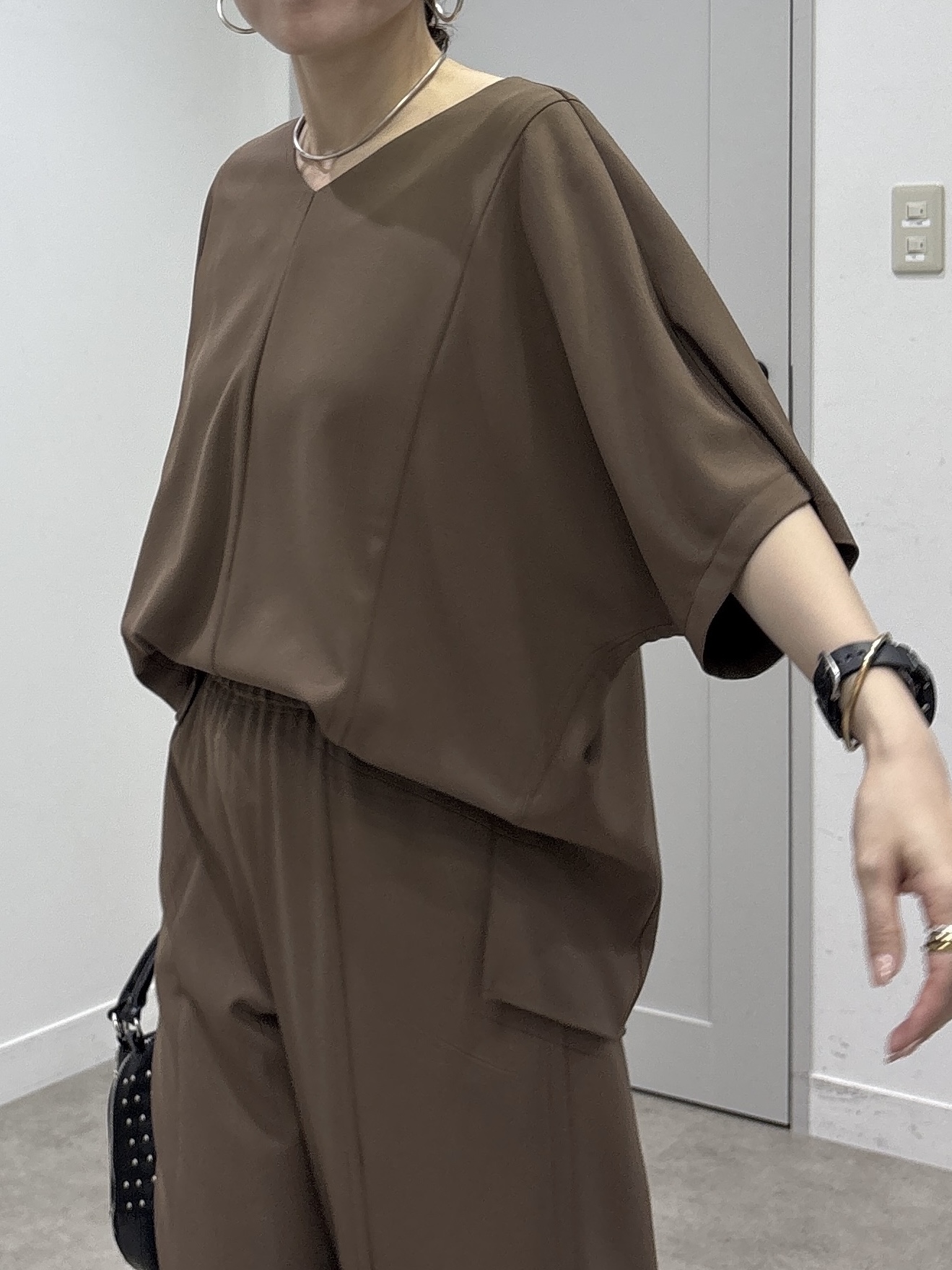 kotakiさんの「INDIVI｜【着る日傘】ドルマントップス」を使ったコーディネート