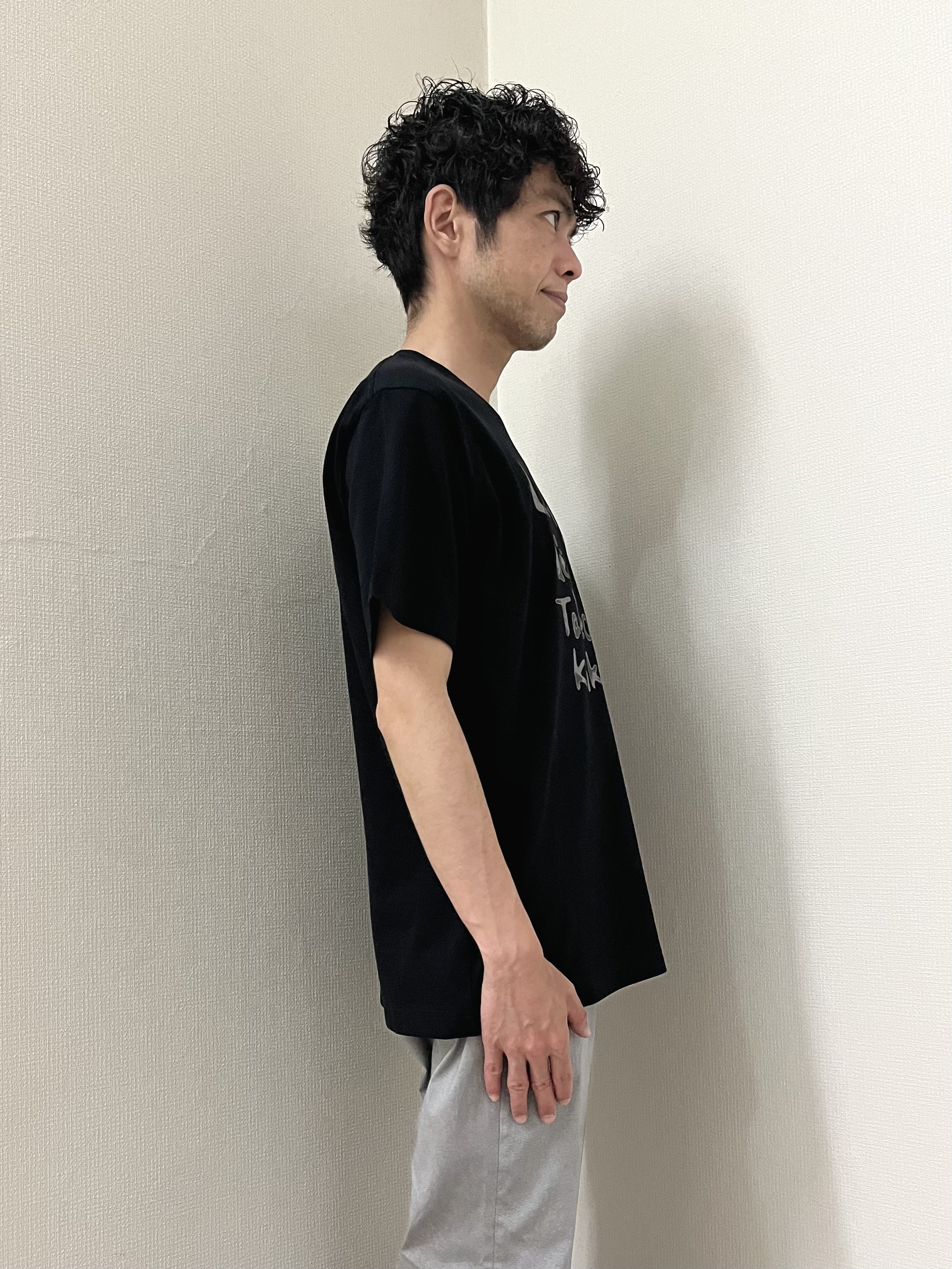 URAさんの「TAKEO KIKUCHI｜【接触冷感】ジャージストライプ シャツ」を使ったコーディネート