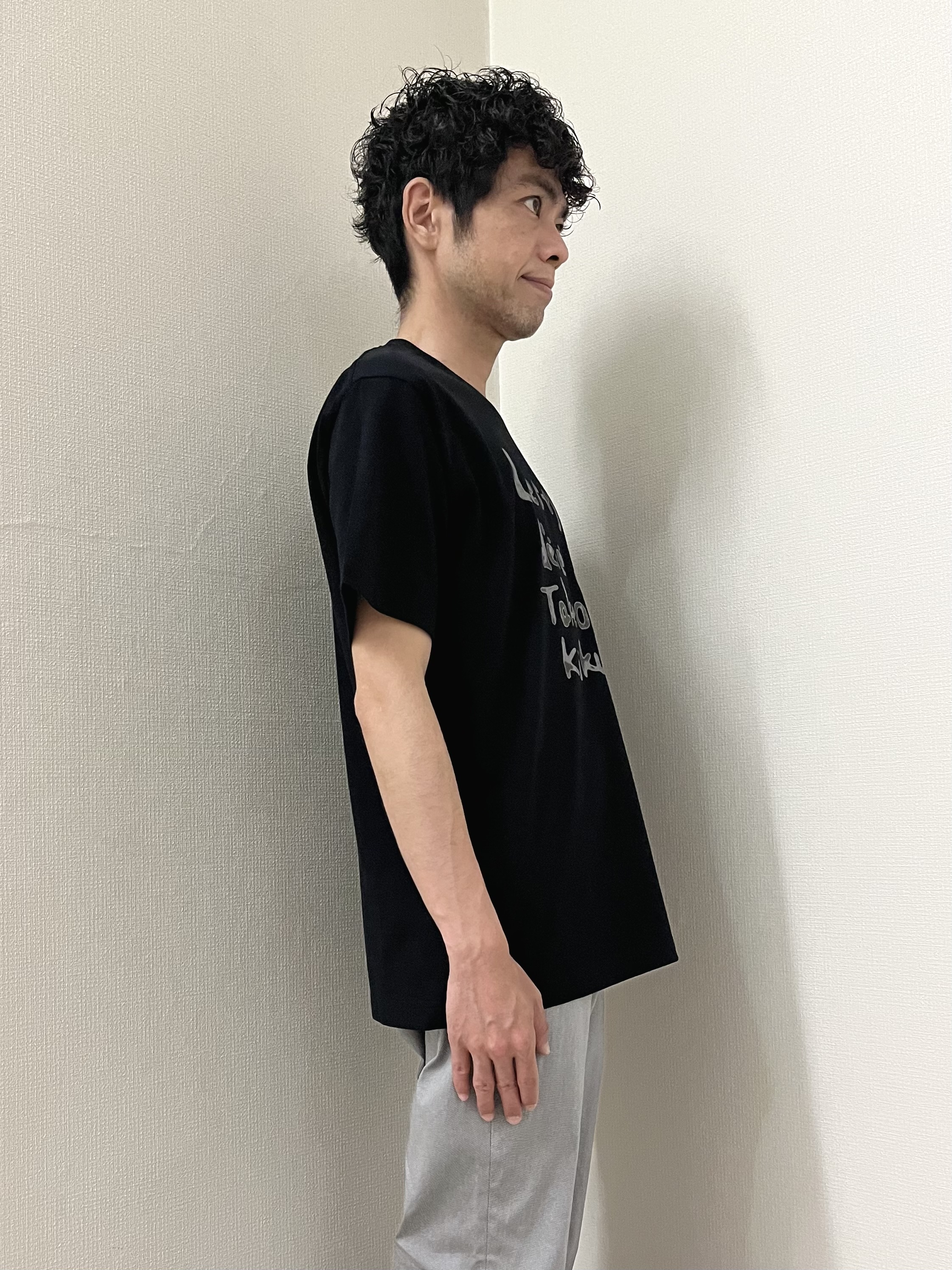 URAさんの「TAKEO KIKUCHI｜【接触冷感】ジャージストライプ シャツ」を使ったコーディネート