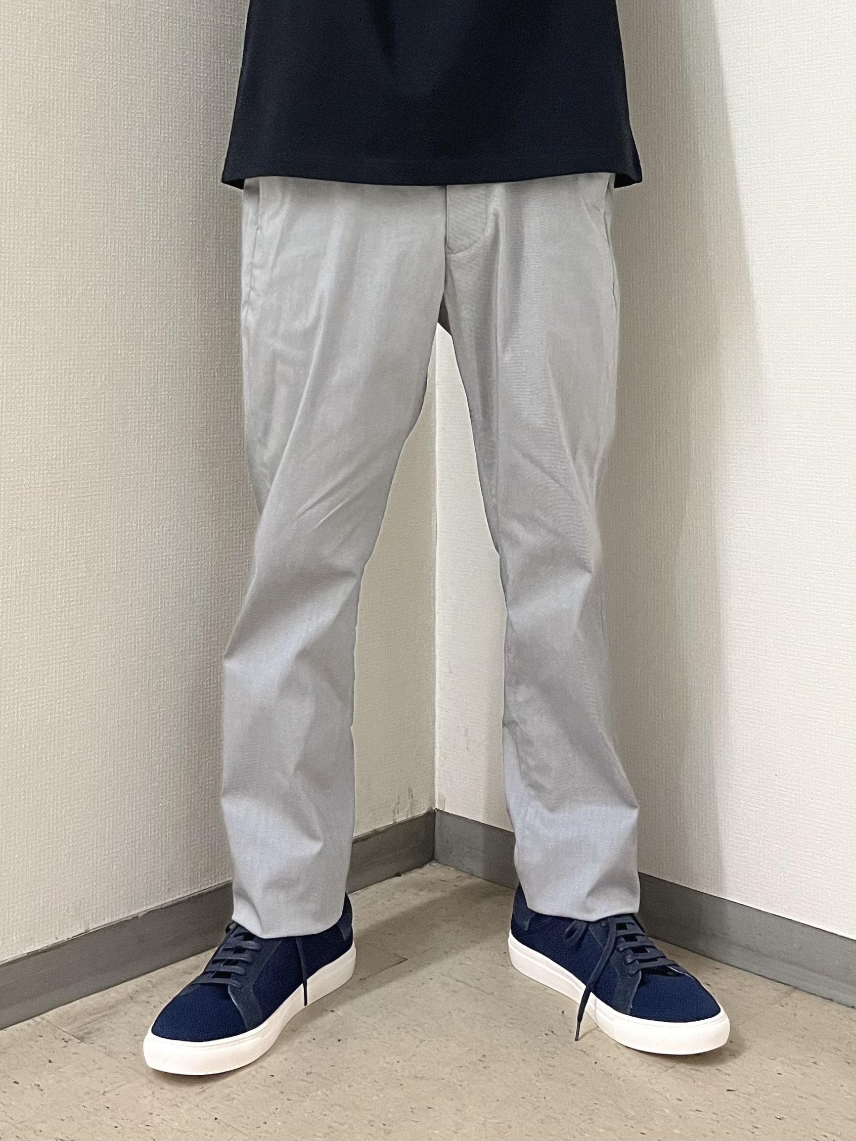 URAさんの「TAKEO KIKUCHI｜【接触冷感】ジャージストライプ シャツ」を使ったコーディネート