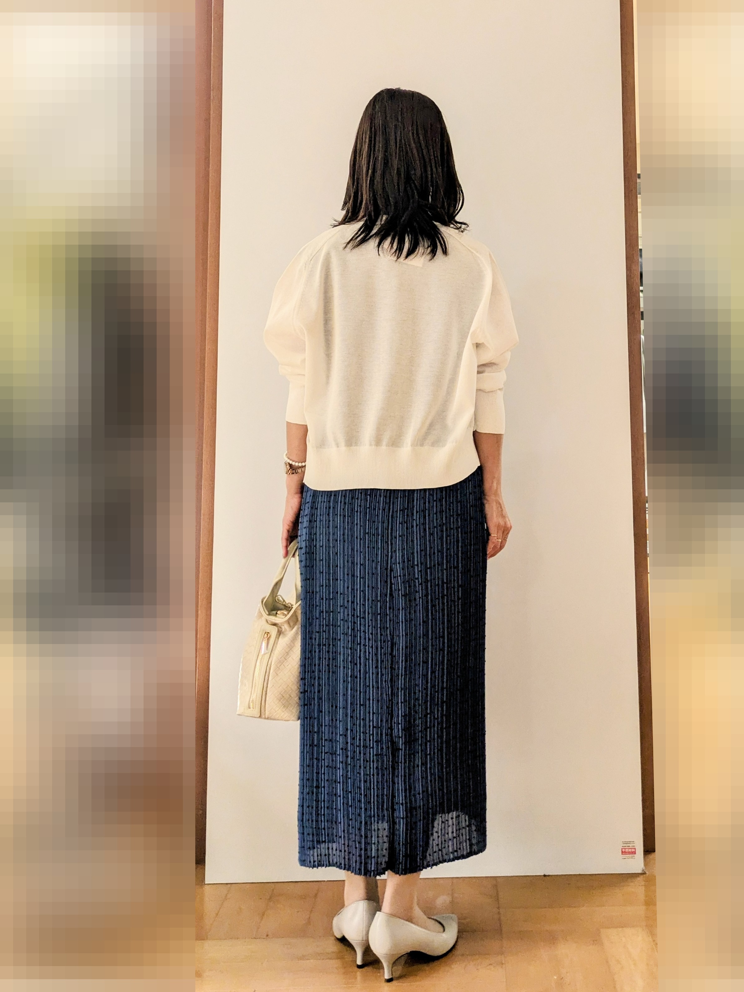 laverさんの「UNTITLED｜【アンサンブル可/日除け・冷房対策】シアーレーヨンZIPカーディガン」を使ったコーディネート