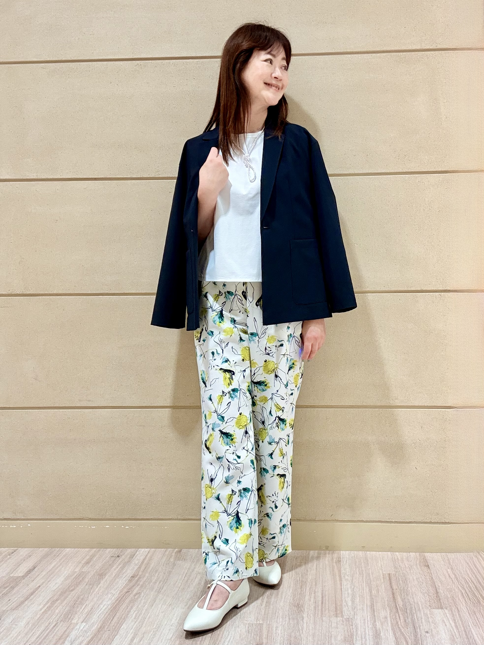 Marさんの「Reflect｜【SS-4Lサイズ／接触冷感／シワになりにくい】リラクシーテーラードジャケット」を使ったコーディネート