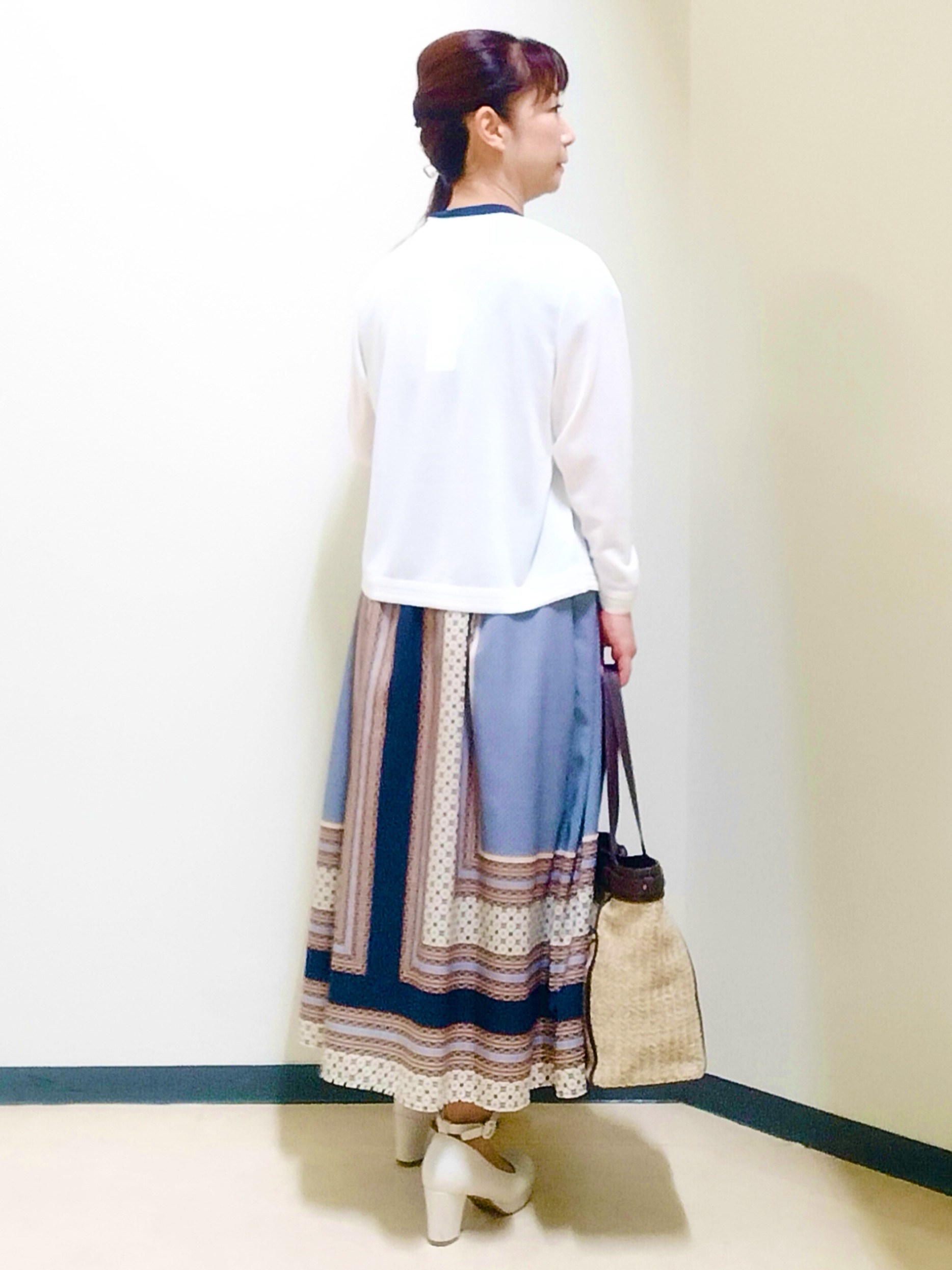 花さんの「Reflect｜七分袖ニットカーディガン」を使ったコーディネート