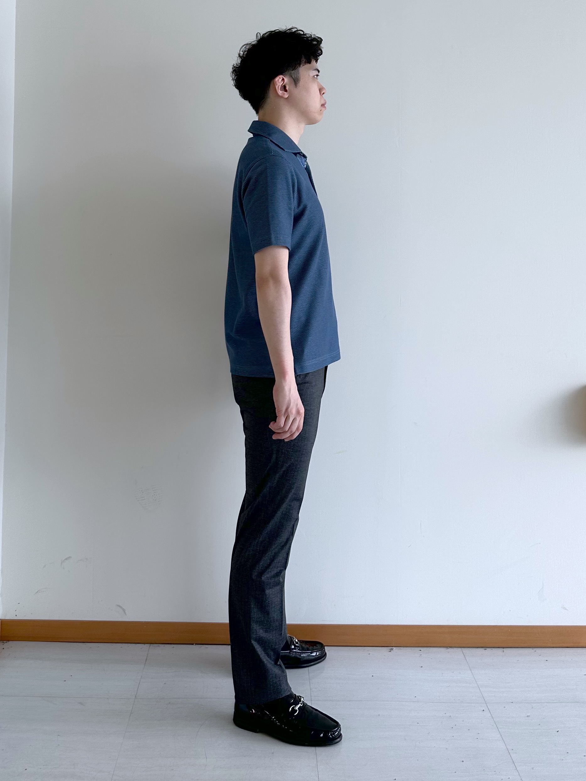 イッシーさんの「TAKEO KIKUCHI｜【抗菌防臭】ステイフレッシュ ポロシャツ」を使ったコーディネート