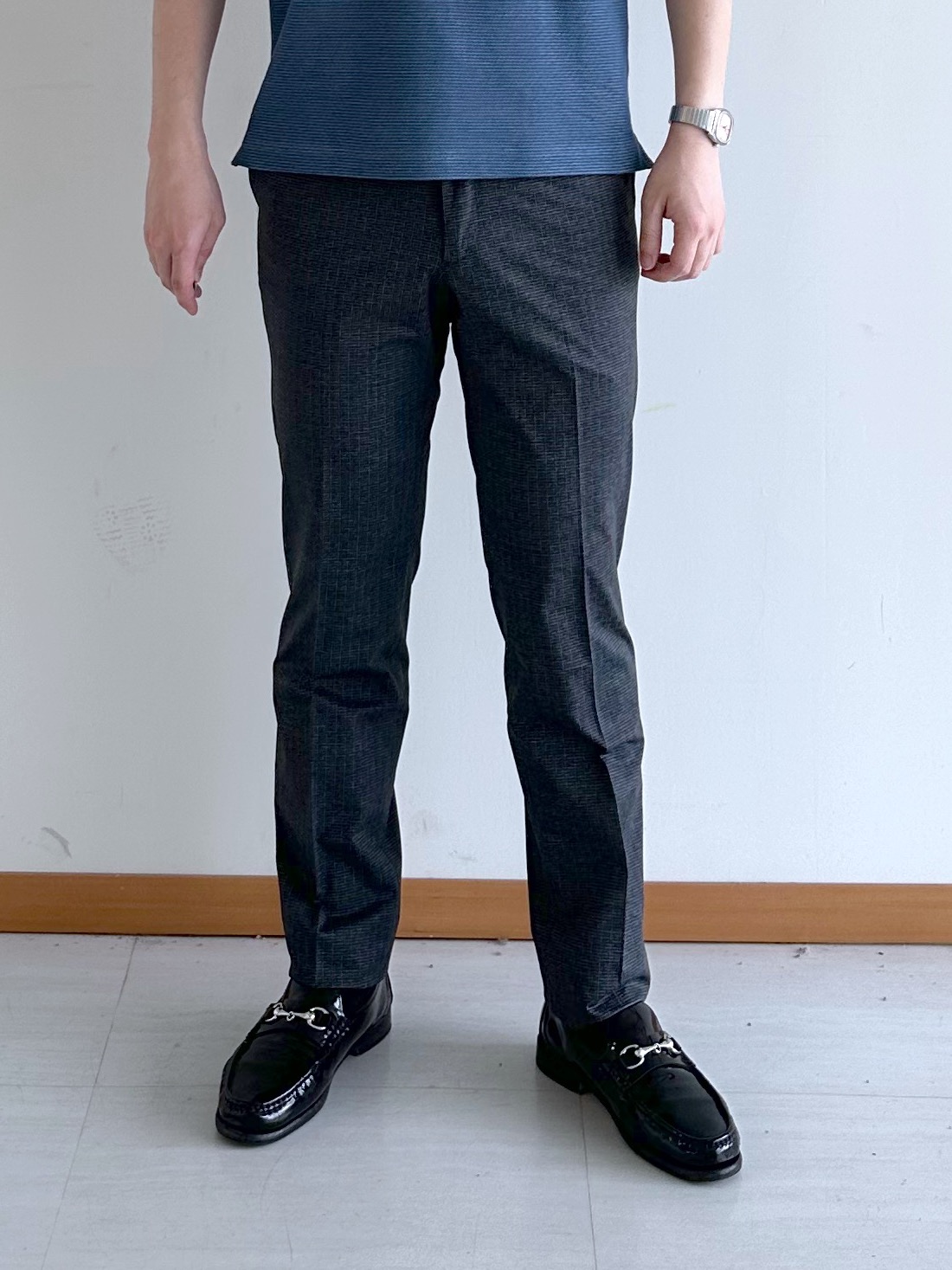 イッシーさんの「TAKEO KIKUCHI｜【抗菌防臭】ステイフレッシュ ポロシャツ」を使ったコーディネート