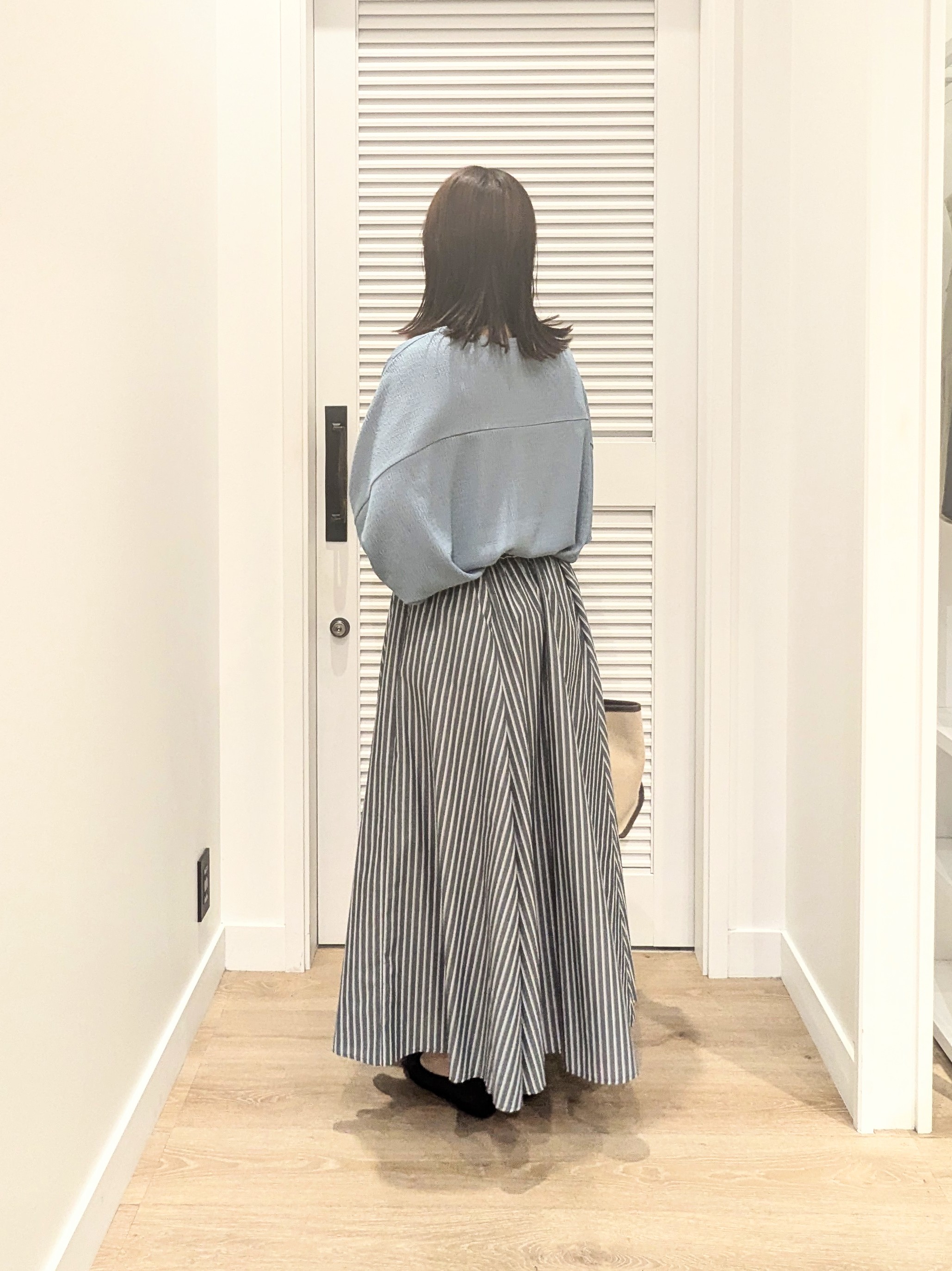 enさんの「Dessin｜【軽量】コットンリネンパイピングバッグ」を使ったコーディネート