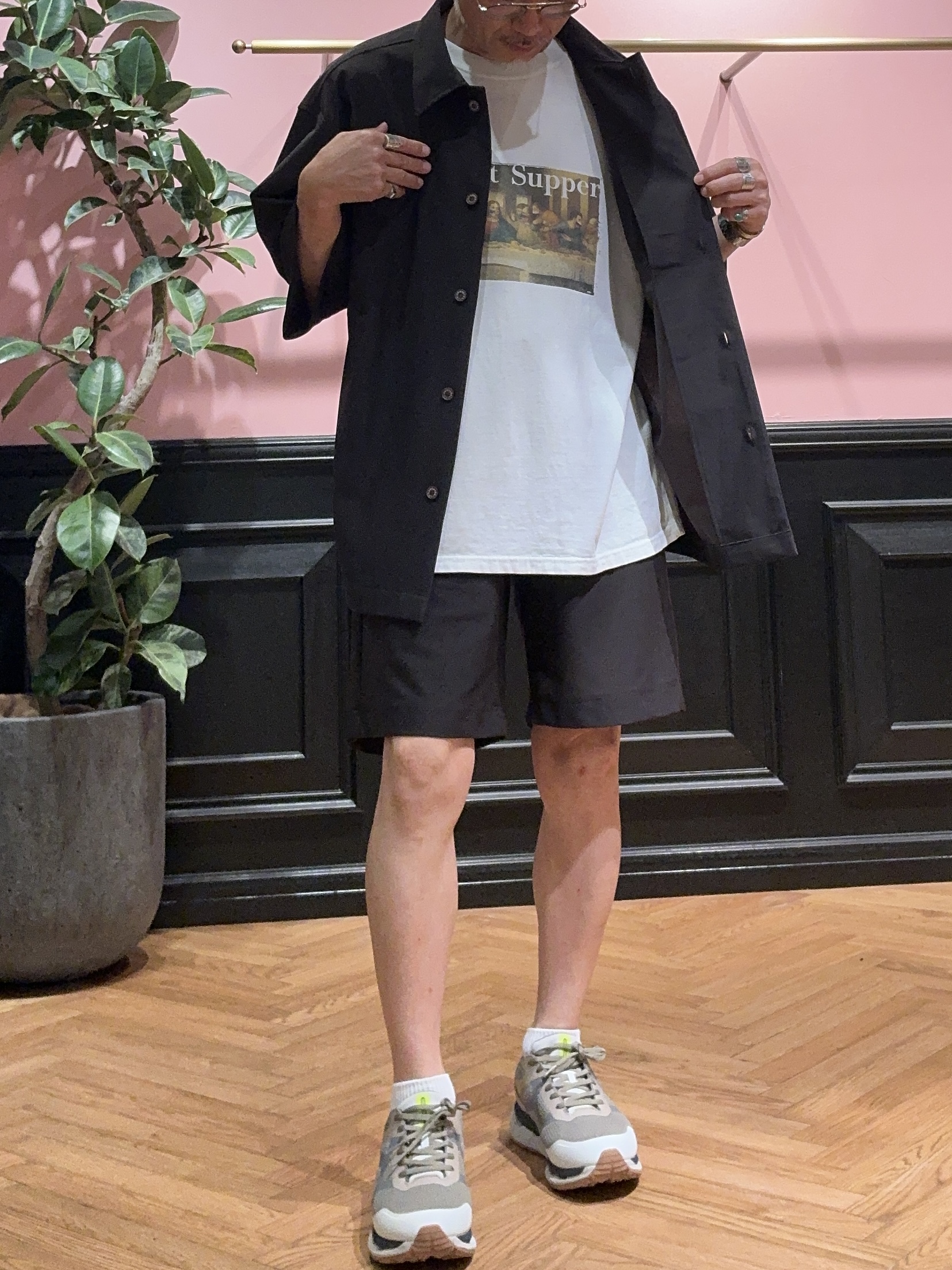 torigoeさんの「DRESSTERIOR｜【接触冷感/UVカット/ウォッシャブル/Safari5月号掲載】AIRTOOL ハーフスリーブシャツ」を使ったコーディネート