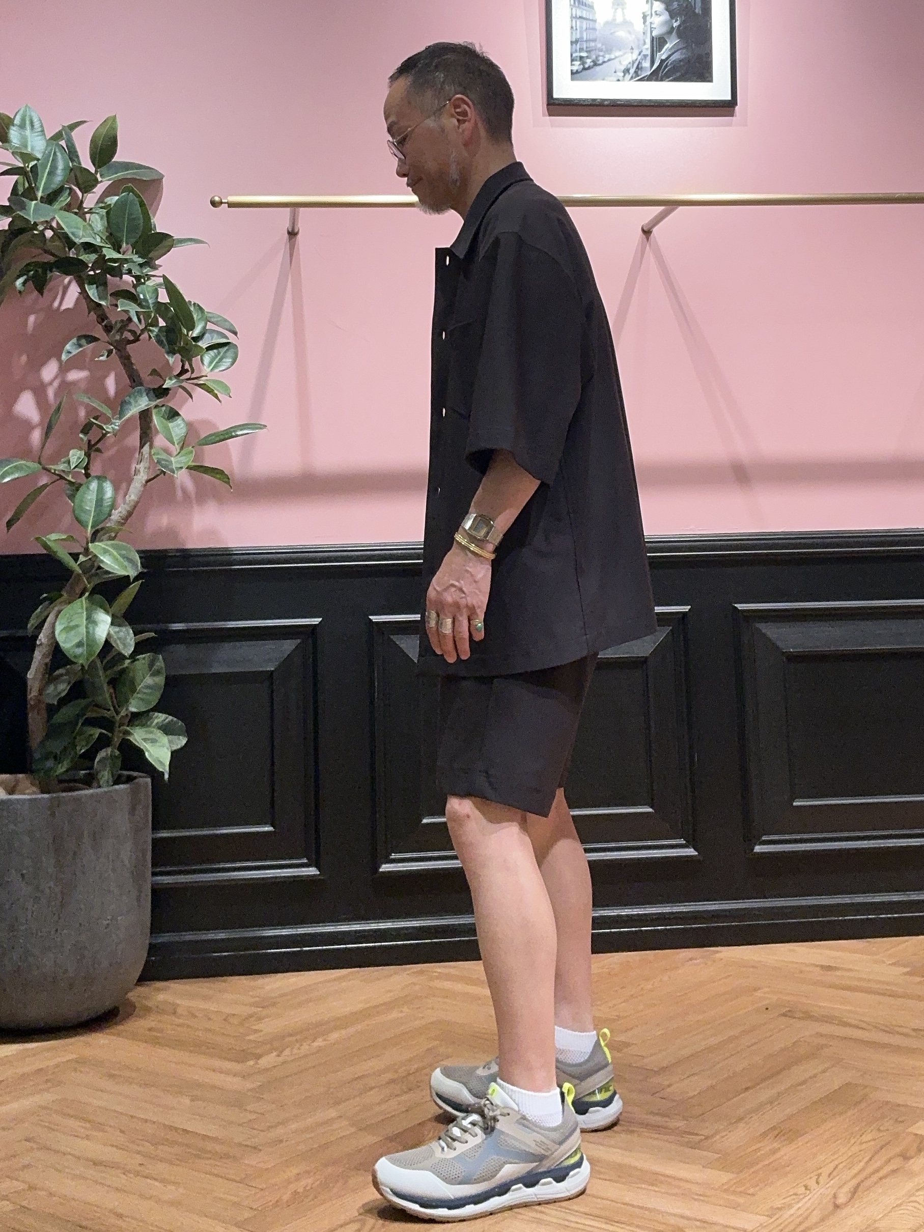 torigoeさんの「DRESSTERIOR｜【接触冷感/UVカット/ウォッシャブル/Safari5月号掲載】AIRTOOL ハーフスリーブシャツ」を使ったコーディネート