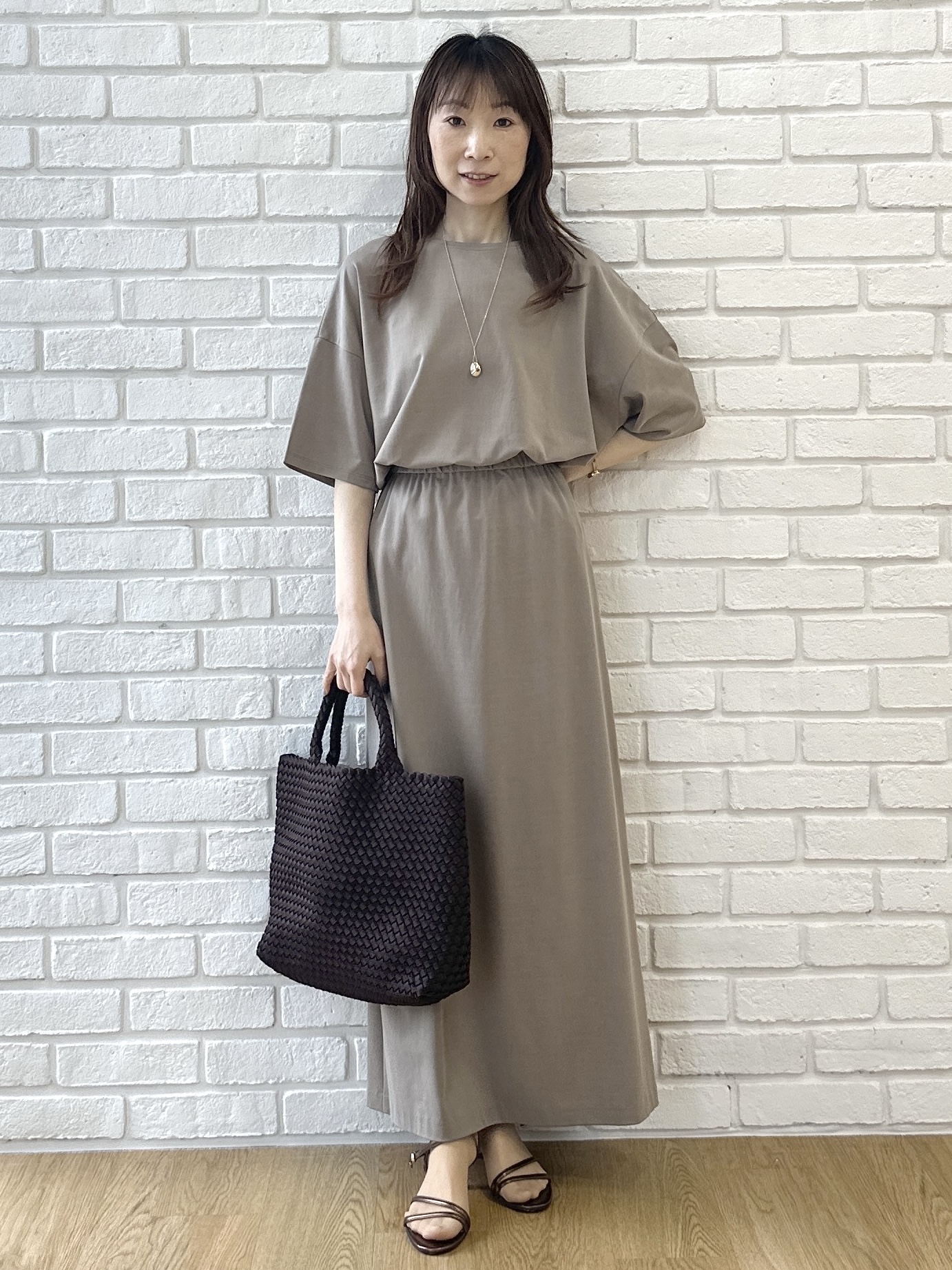 Miwaさんの「UNTITLED｜【ステンレスチェーン】モダンビーンズトップ」を使ったコーディネート