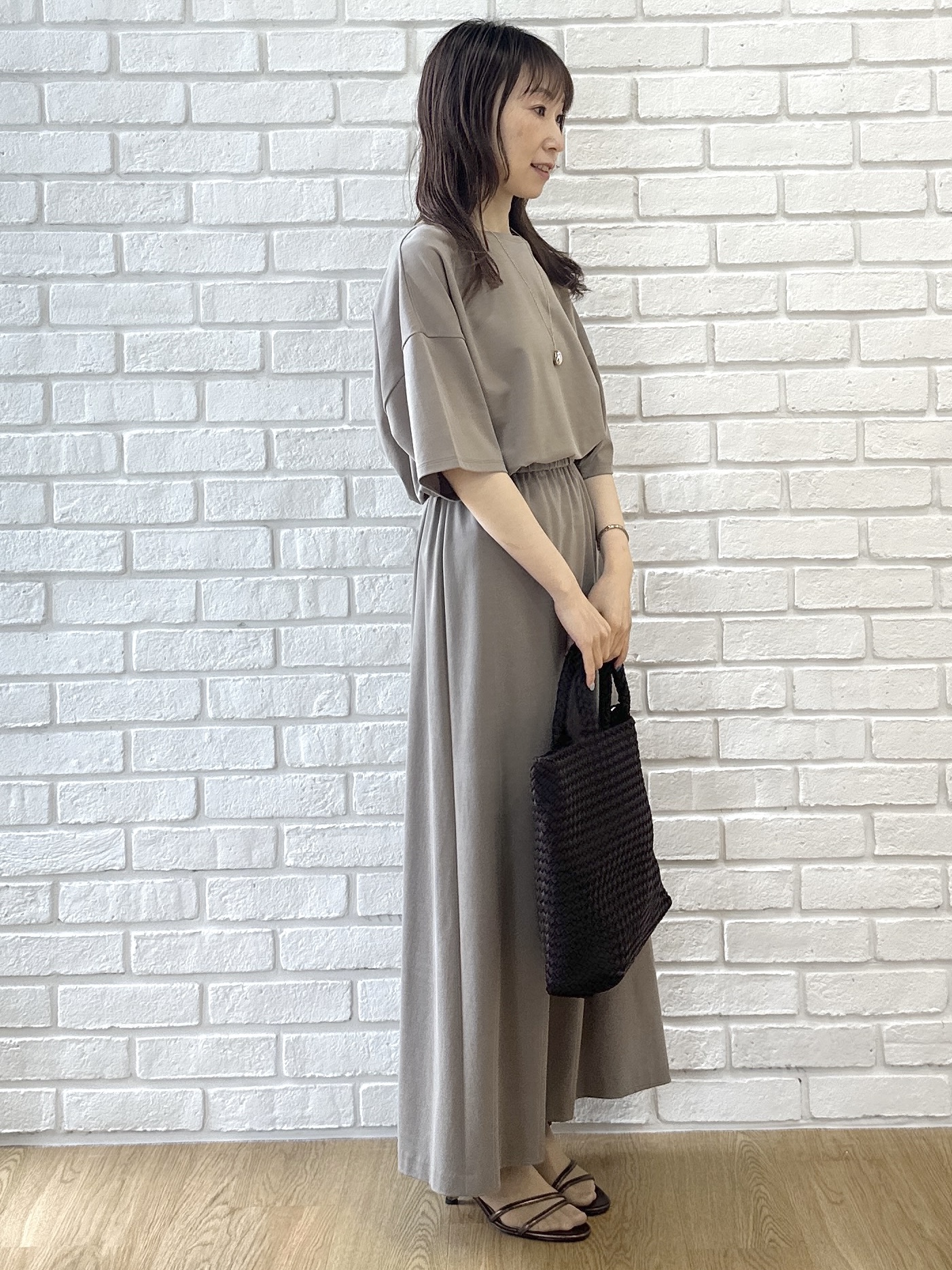 Miwaさんの「UNTITLED｜【ステンレスチェーン】モダンビーンズトップ」を使ったコーディネート