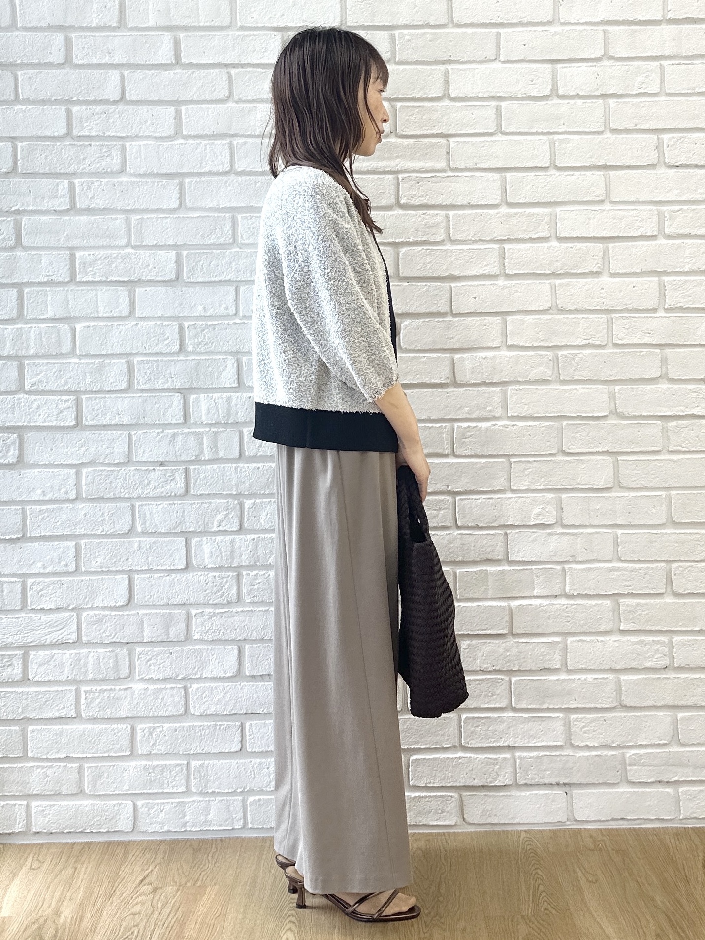 Miwaさんの「UNTITLED｜【ステンレスチェーン】モダンビーンズトップ」を使ったコーディネート