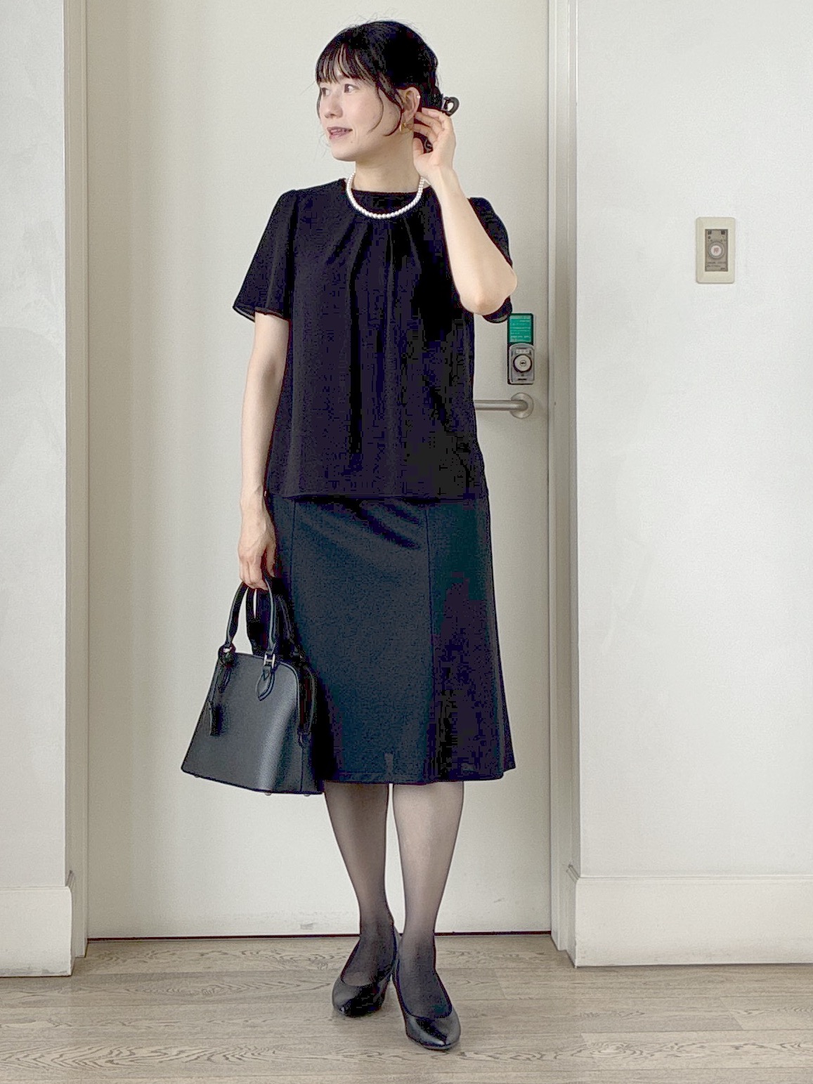  beni_gingerさんの「Reflect｜【S-4Lサイズ/UVカット／接触冷感】シフォンジャージブラウス」を使ったコーディネート