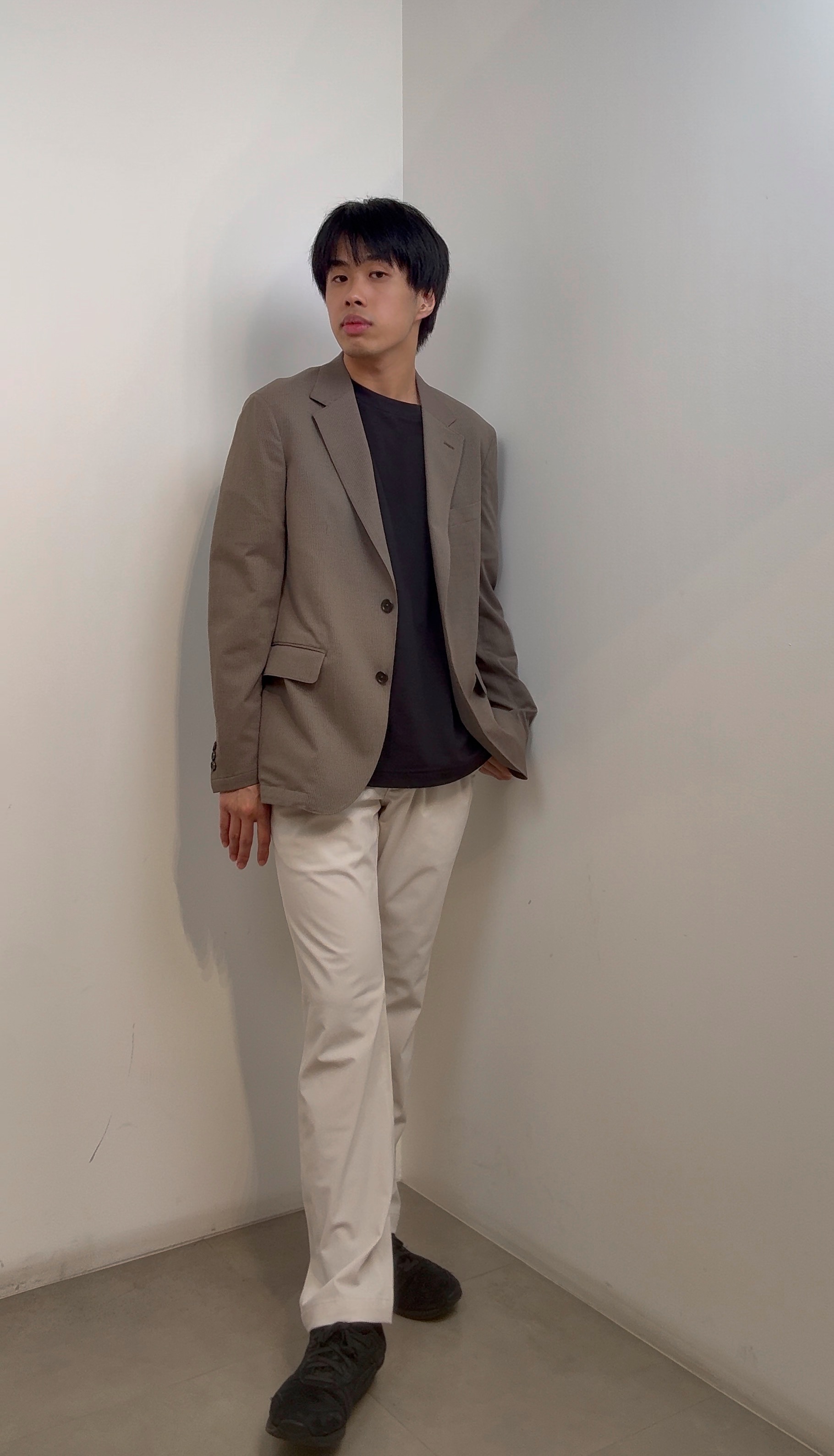 みつきさんの「TAKEO KIKUCHI｜【Begin5月号掲載/通気性】トリコットサッカー ジャケット」を使ったコーディネート