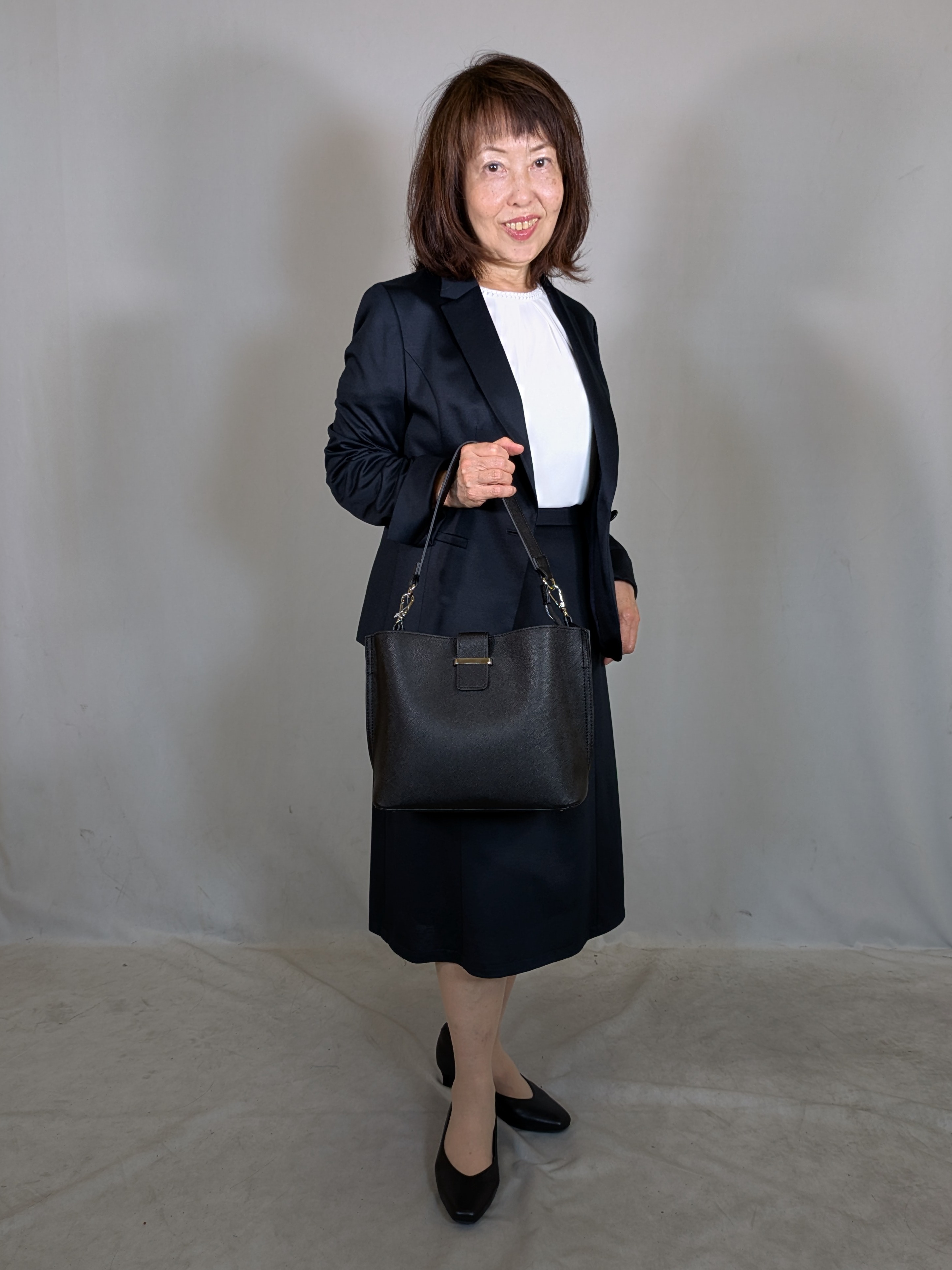 k.kazunoさんの「Reflect｜【S-4Lサイズ/UVカット／接触冷感】シフォンジャージブラウス」を使ったコーディネート