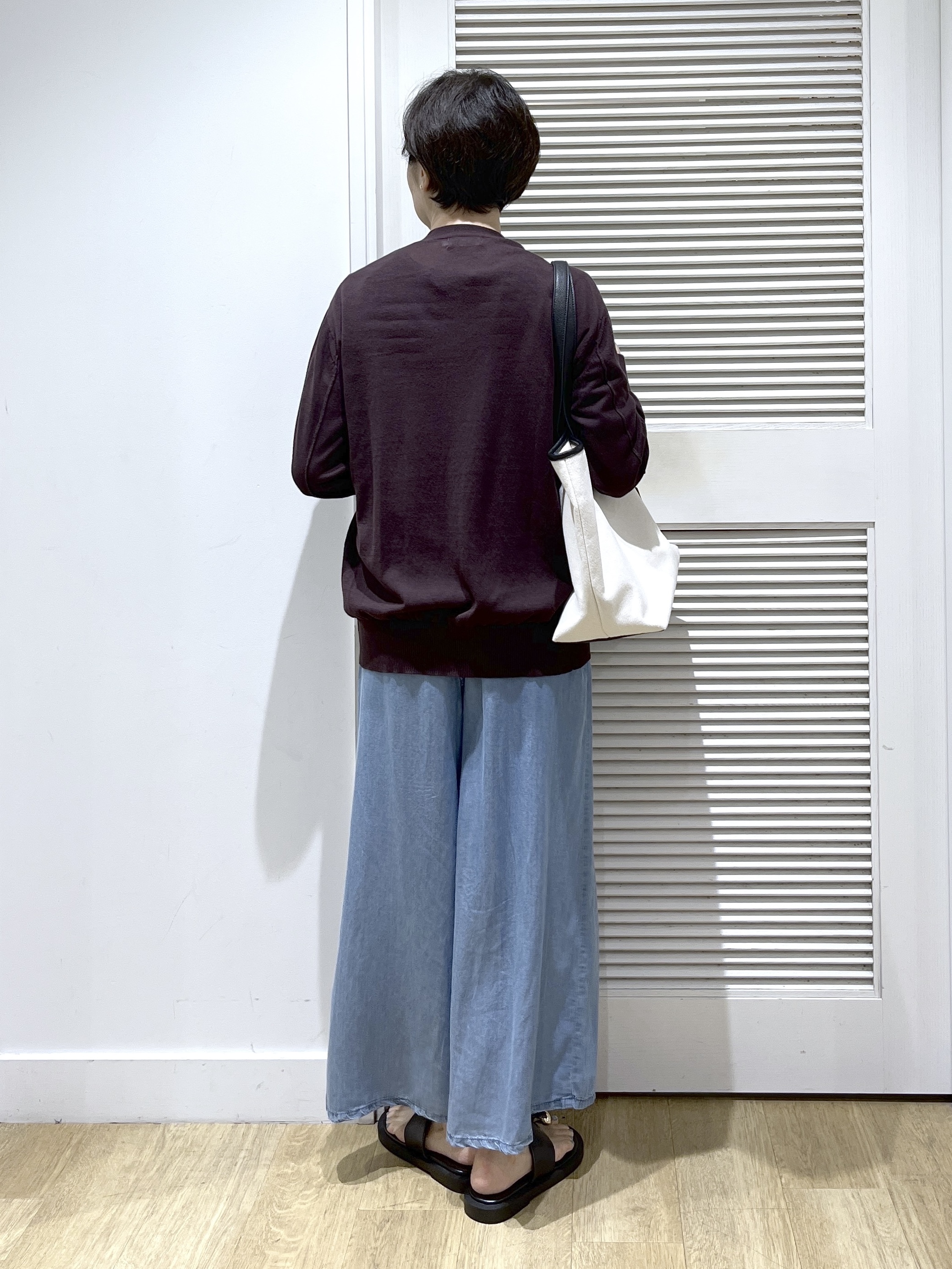 Miyazakiさんの「Dessin｜【9色展開/接触冷感/UVカット】ドライタッチサマーニットT」を使ったコーディネート