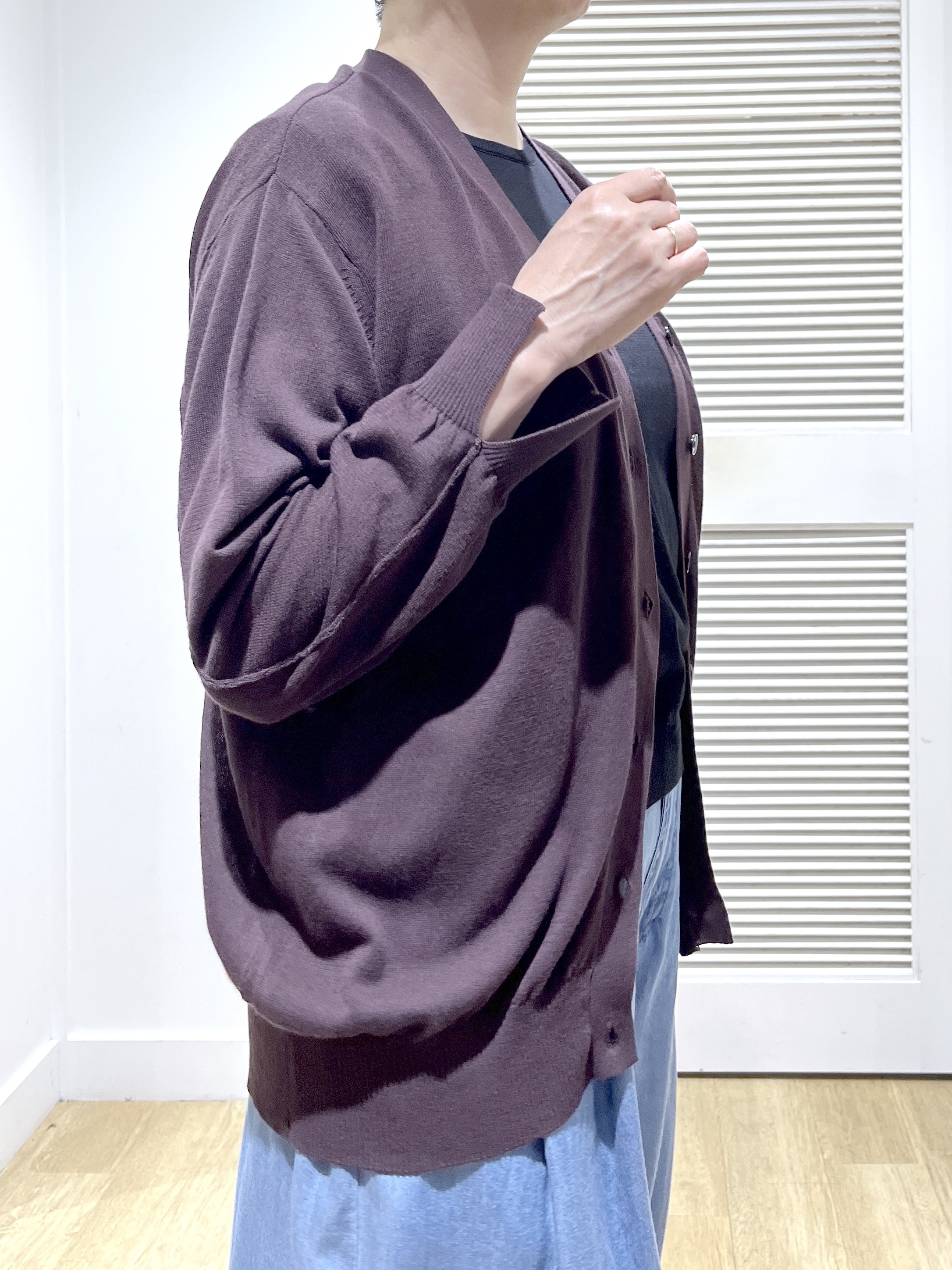 Miyazakiさんの「Dessin｜【9色展開/接触冷感/UVカット】ドライタッチサマーニットT」を使ったコーディネート
