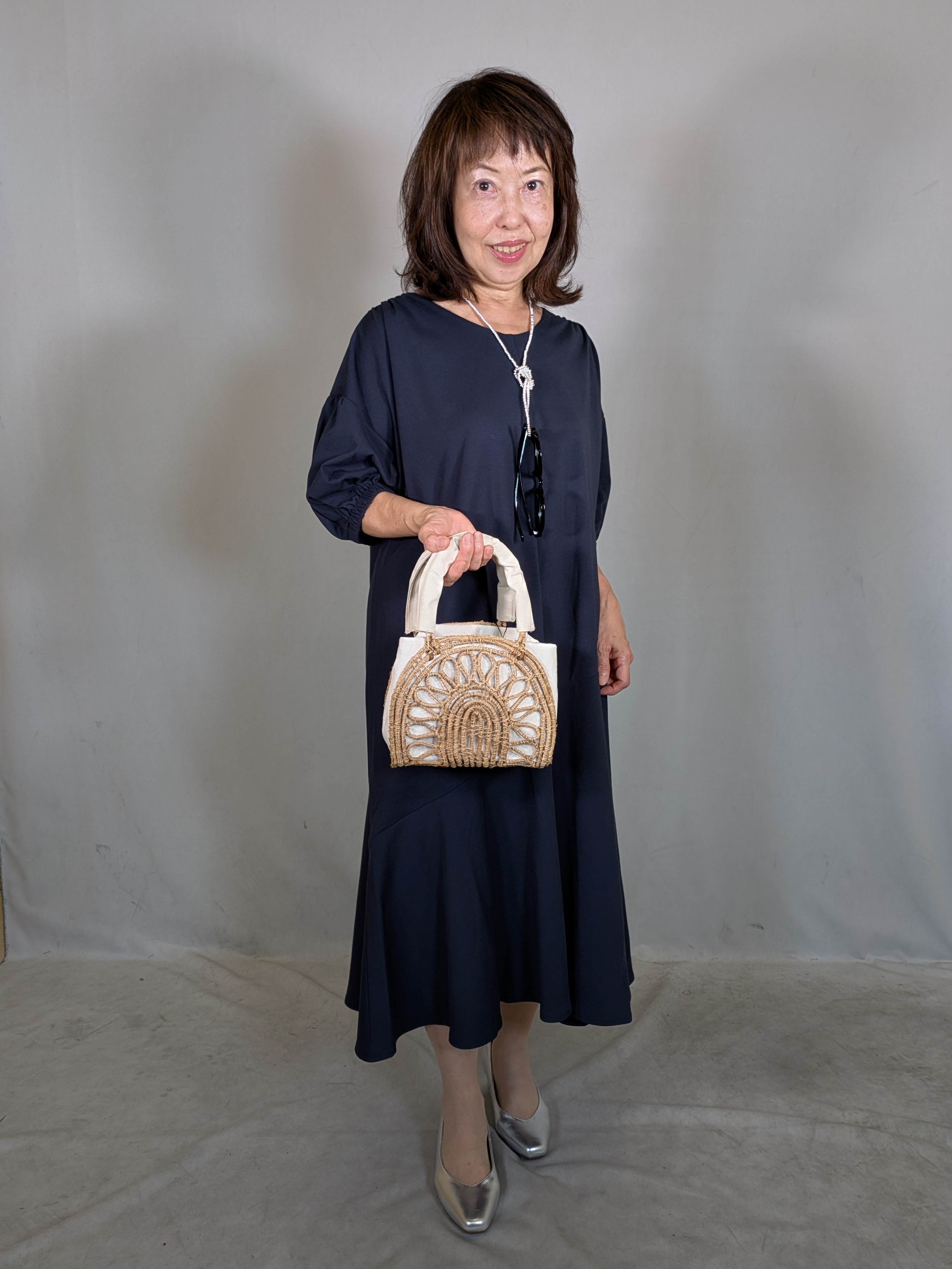 k.kazunoさんの「Reflect｜きれい見えフレアラインワンピース」を使ったコーディネート