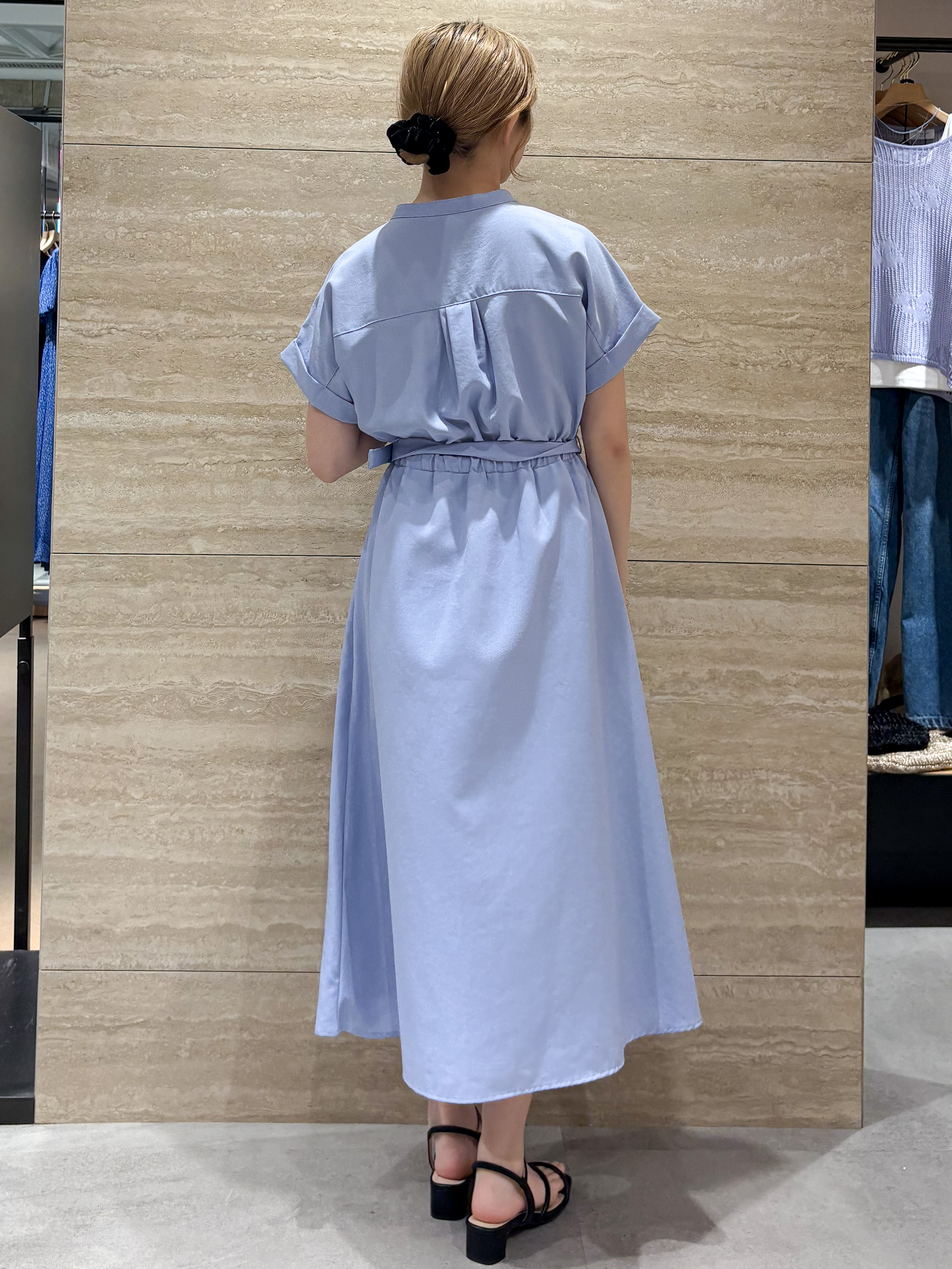 ふうかさんの「index｜《7色展開／XS-LLサイズ》ダブルポケットスキッパーシャツワンピース【吸水速乾／防シワ／イージーア」を使ったコーディネート