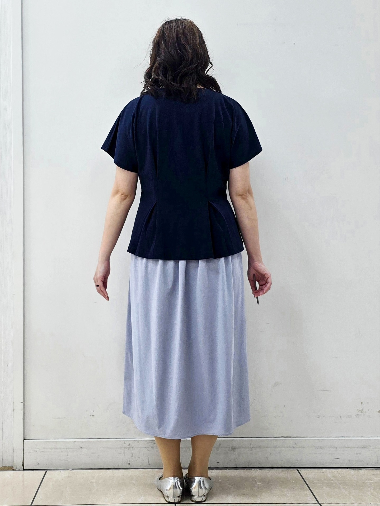 fkeさんの「Reflect｜【UVカット／接触冷感／吸水速乾】タックデザインフレアトップス」を使ったコーディネート