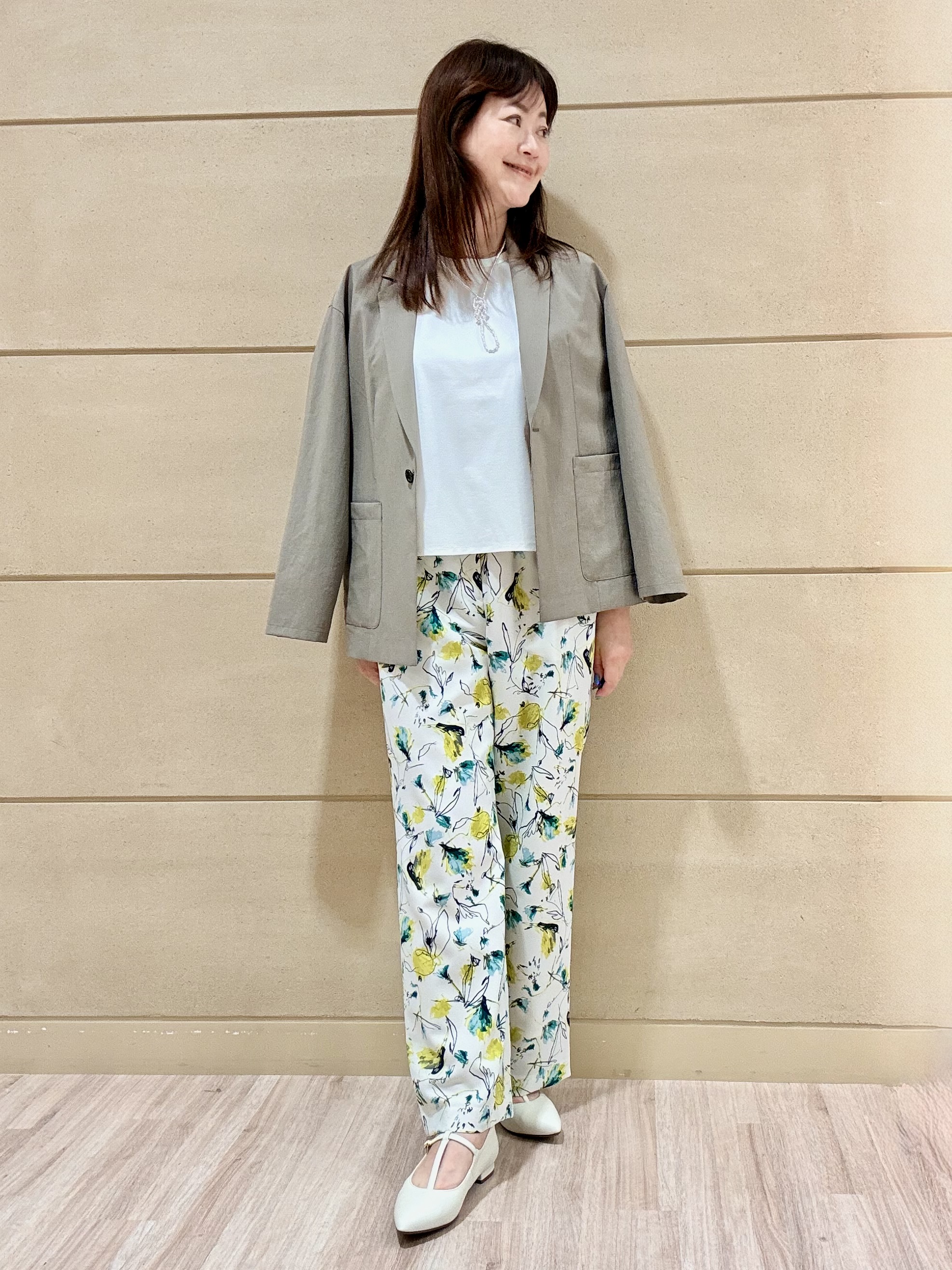 Marさんの「Reflect｜【SS-4Lサイズ／接触冷感／シワになりにくい】リラクシーテーラードジャケット」を使ったコーディネート