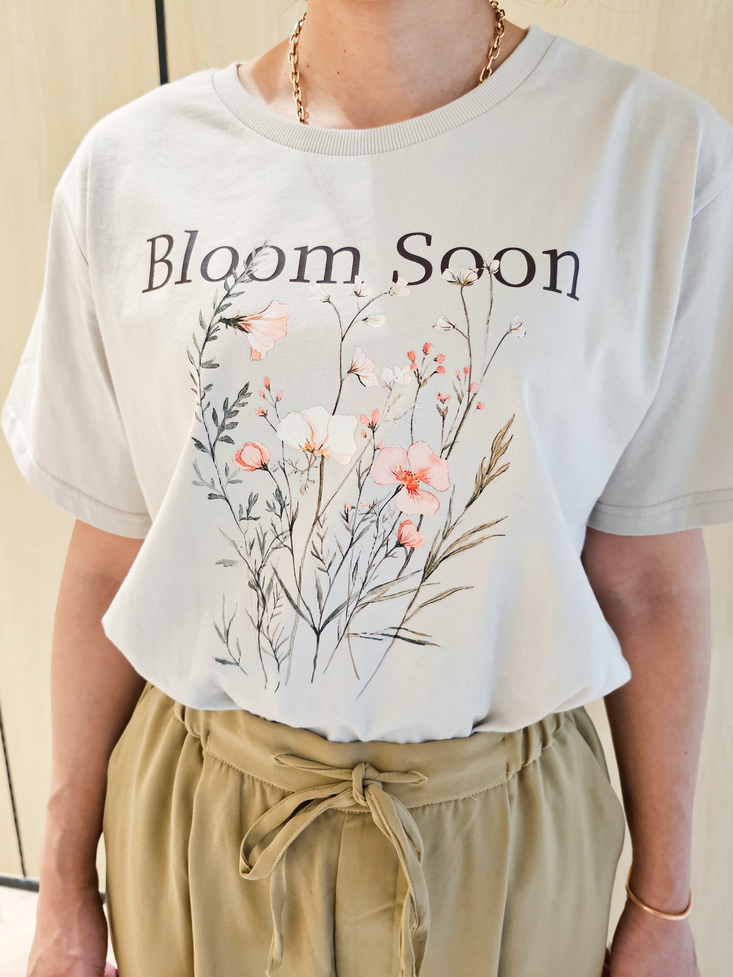 ゆゆさんの「SHOO･LA･RUE｜【綿100%/ひんやり/S-LL】選べる3柄 大人のプリントTシャツ」を使ったコーディネート