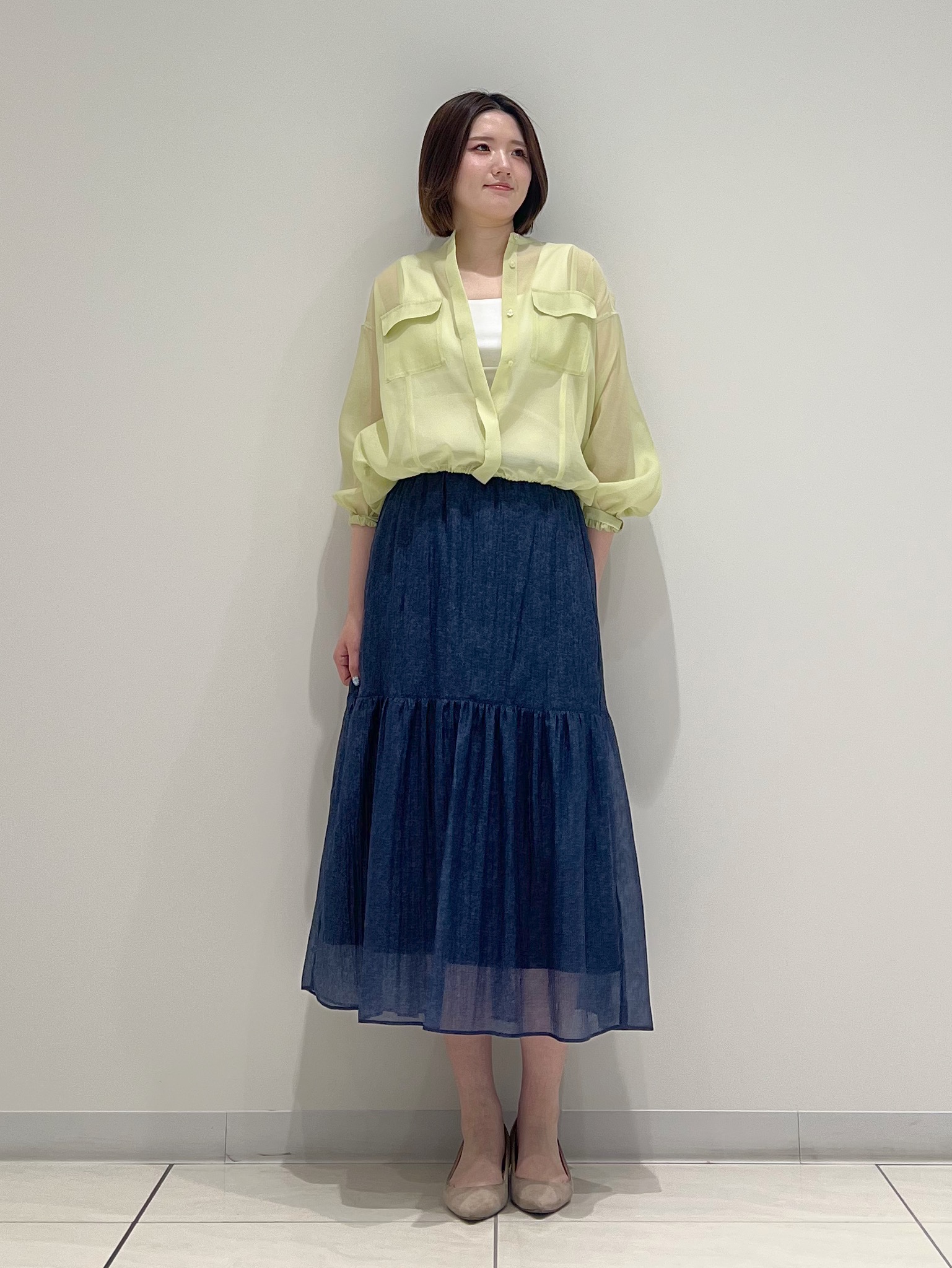 T.Kさんの「INDIVI｜【日本製】ビスチェインナータンクトップ」を使ったコーディネート