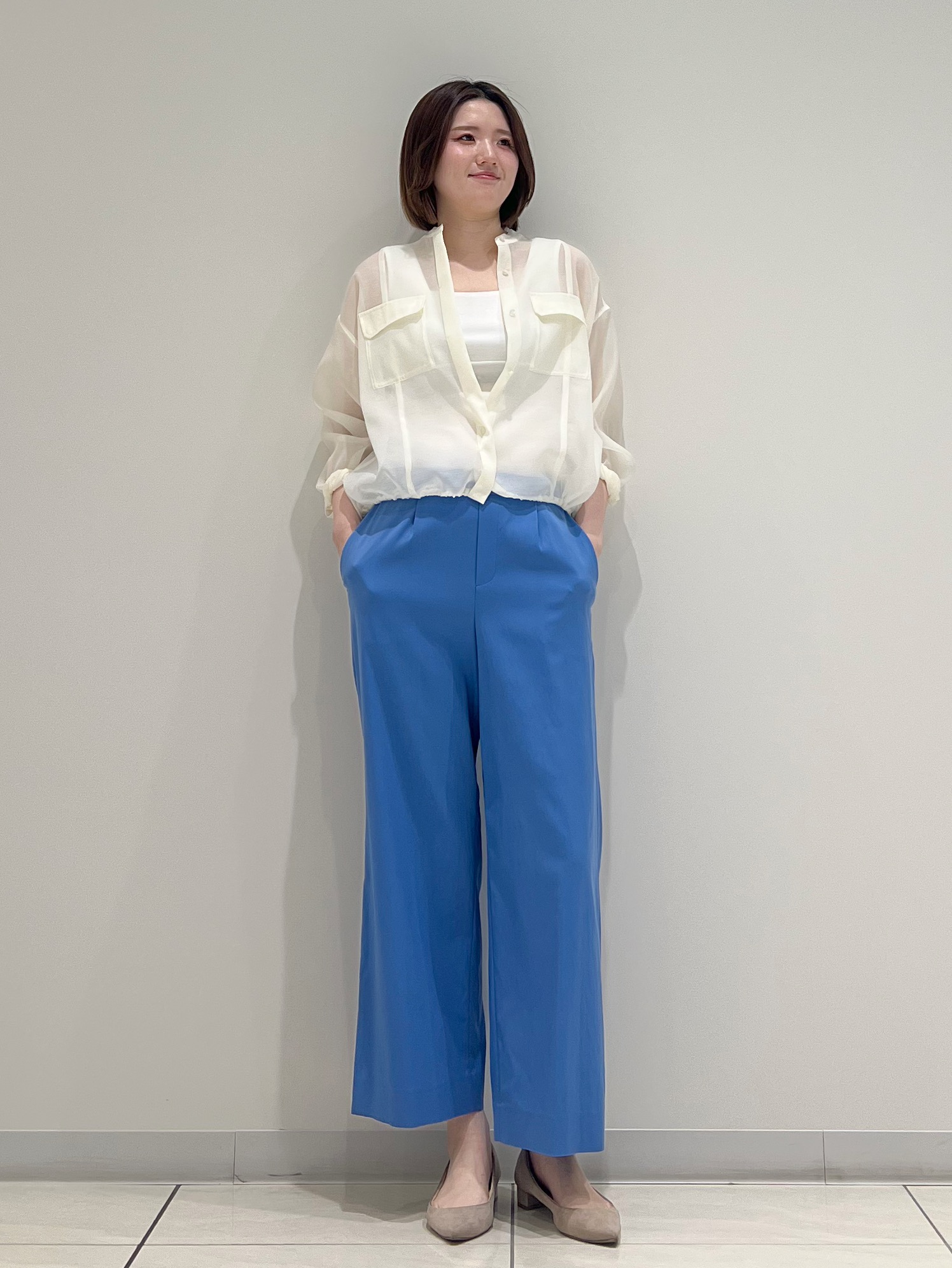 T.Kさんの「INDIVI｜【日本製】ビスチェインナータンクトップ」を使ったコーディネート