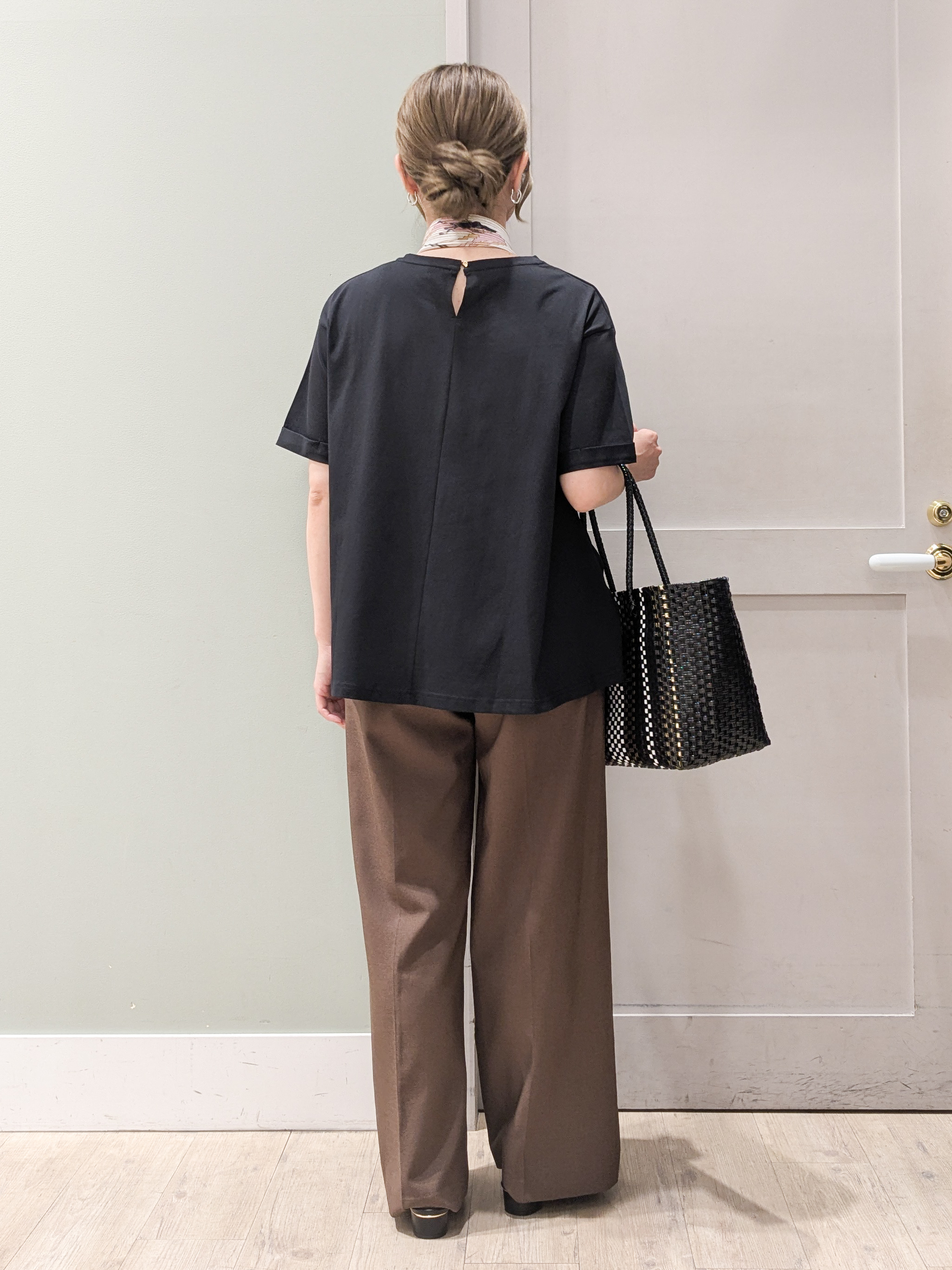 kuwawaさんの「grove｜【遮熱／吸水速乾／接触冷感／UVカット】フレアシルエットTシャツ」を使ったコーディネート