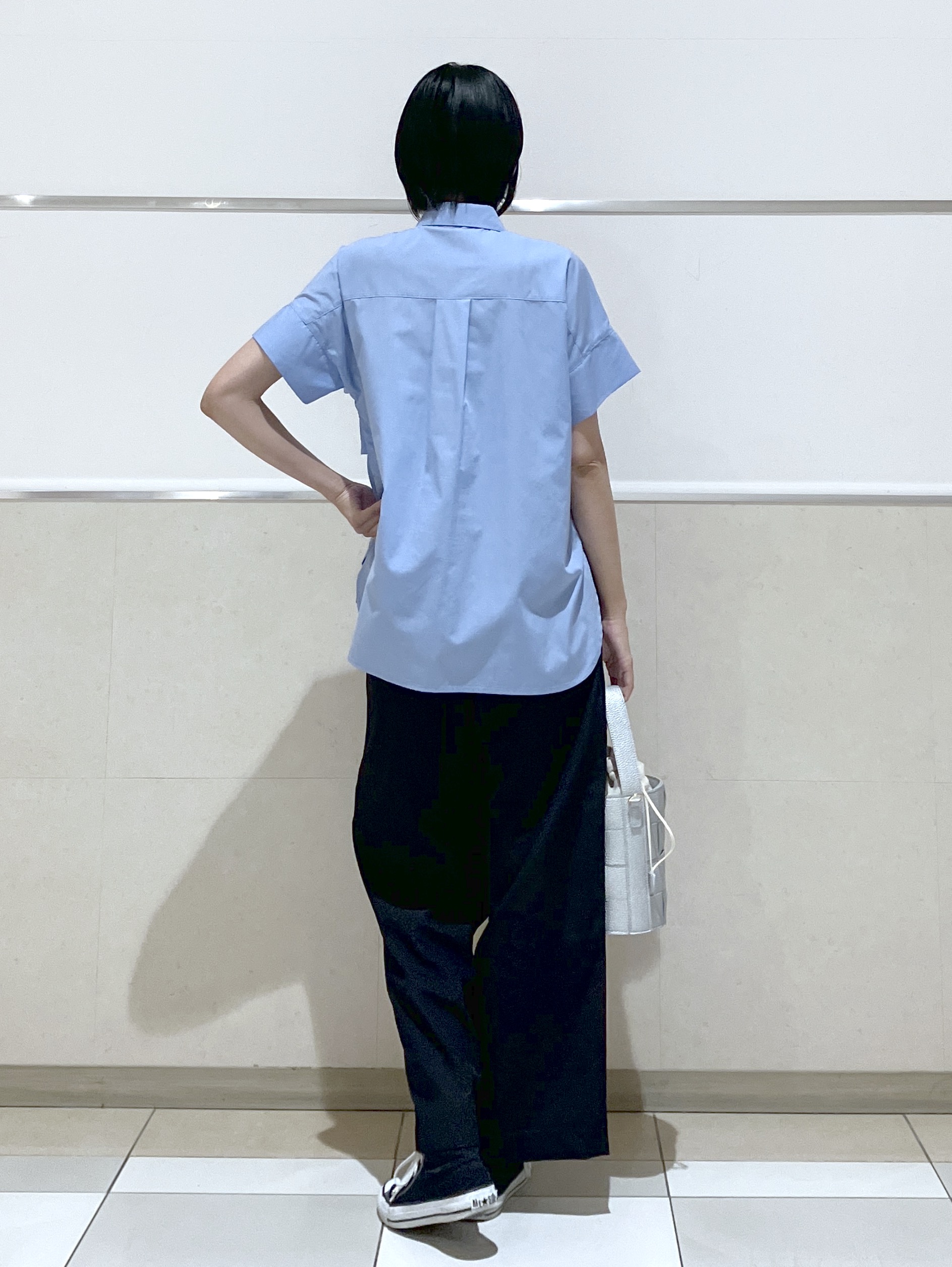 eriko さんの「Dessin｜【マシンウォッシャブル】ダブルフリルブラウス」を使ったコーディネート