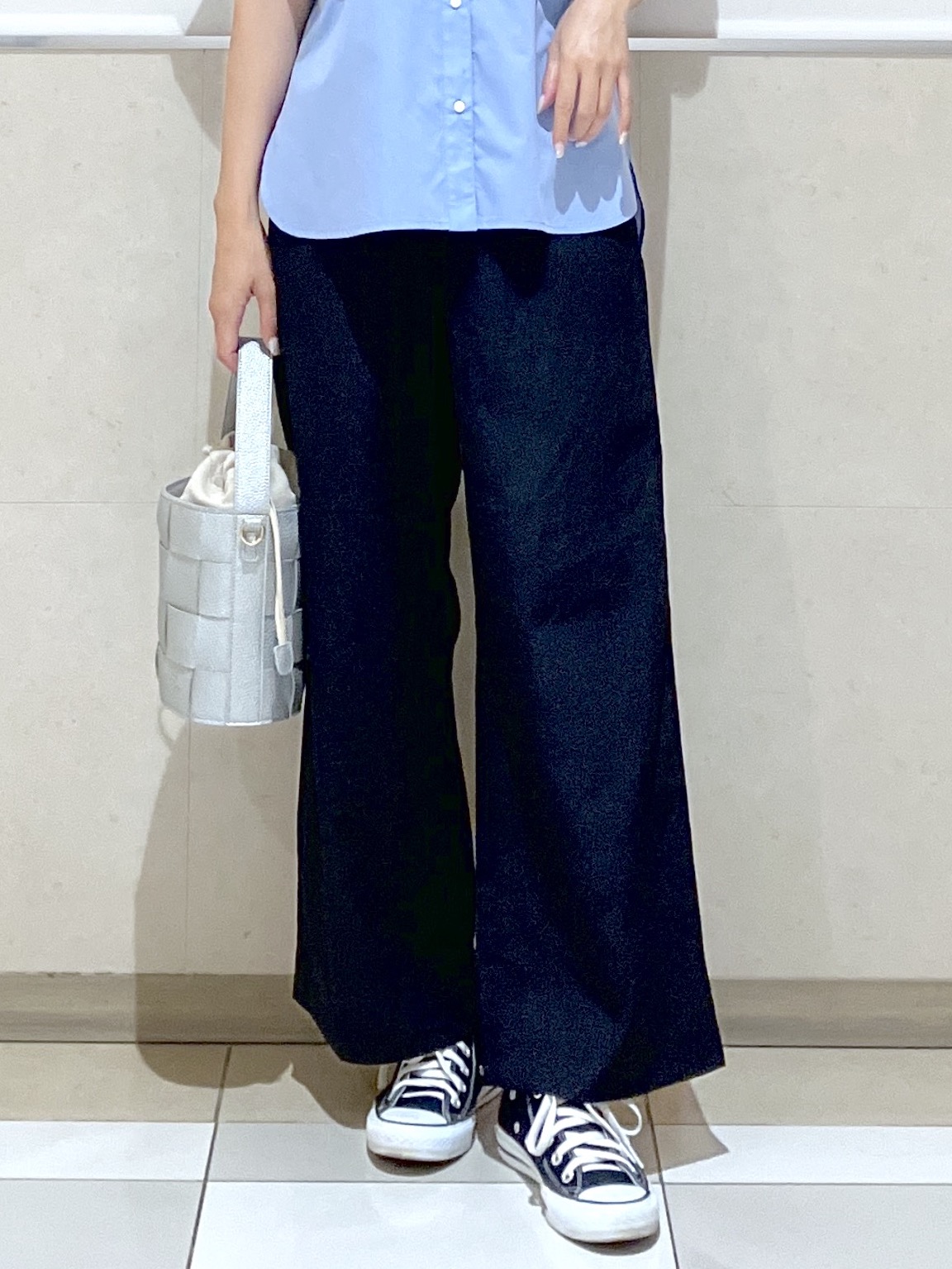 eriko さんの「Dessin｜【マシンウォッシャブル】ダブルフリルブラウス」を使ったコーディネート