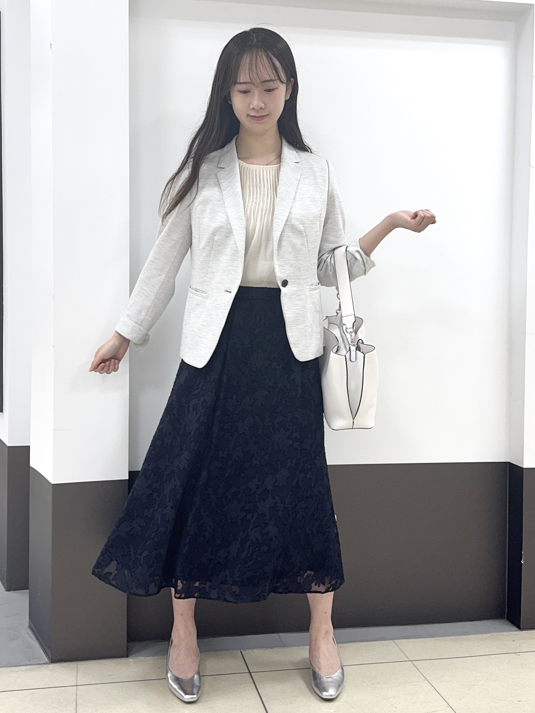 Nrinさんの「Reflect｜【SS-4Lサイズ／UVカット／接触冷感】匠ジャケット／ベーシックテーラード」を使ったコーディネート